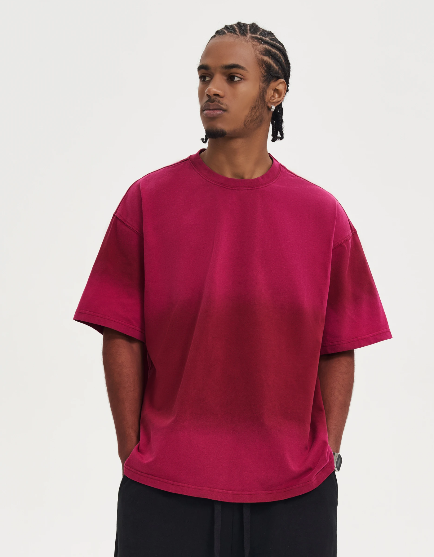 KUNO 02 – 260g | T-shirt Oversize Délavé