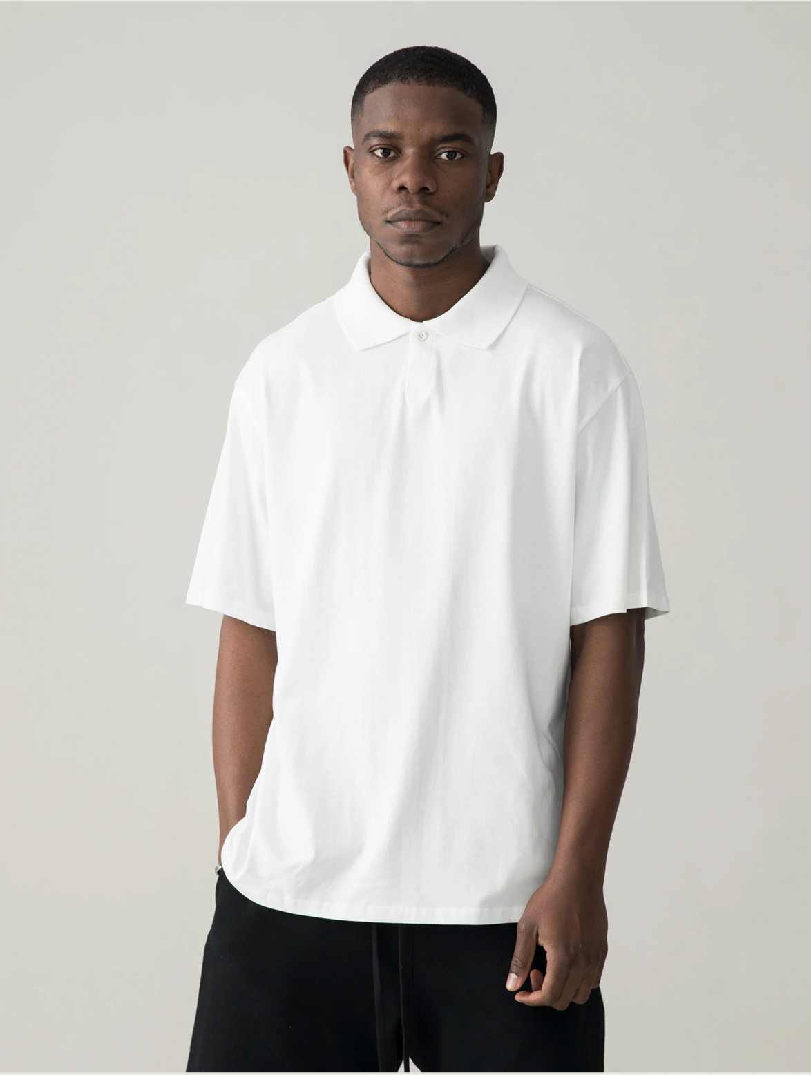KUNO 04 – 240g | Polo Oversize Minimaliste