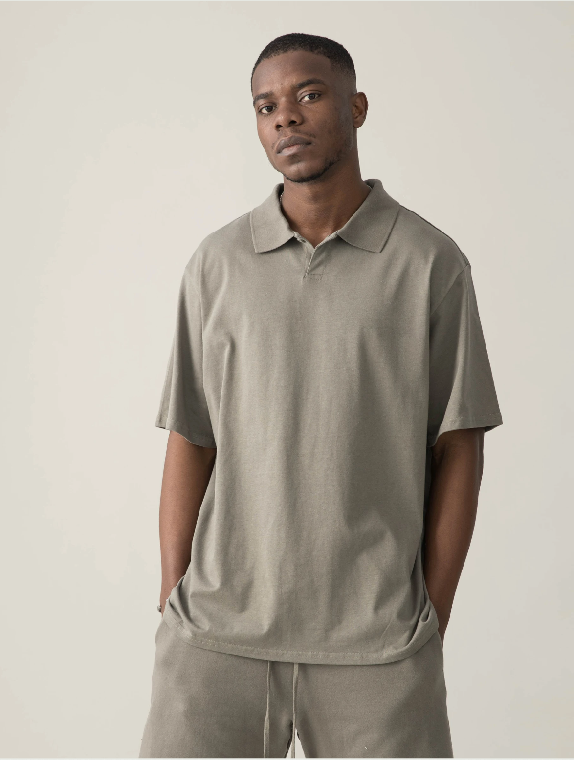 KUNO 04 – 240g | Polo Oversize Minimaliste