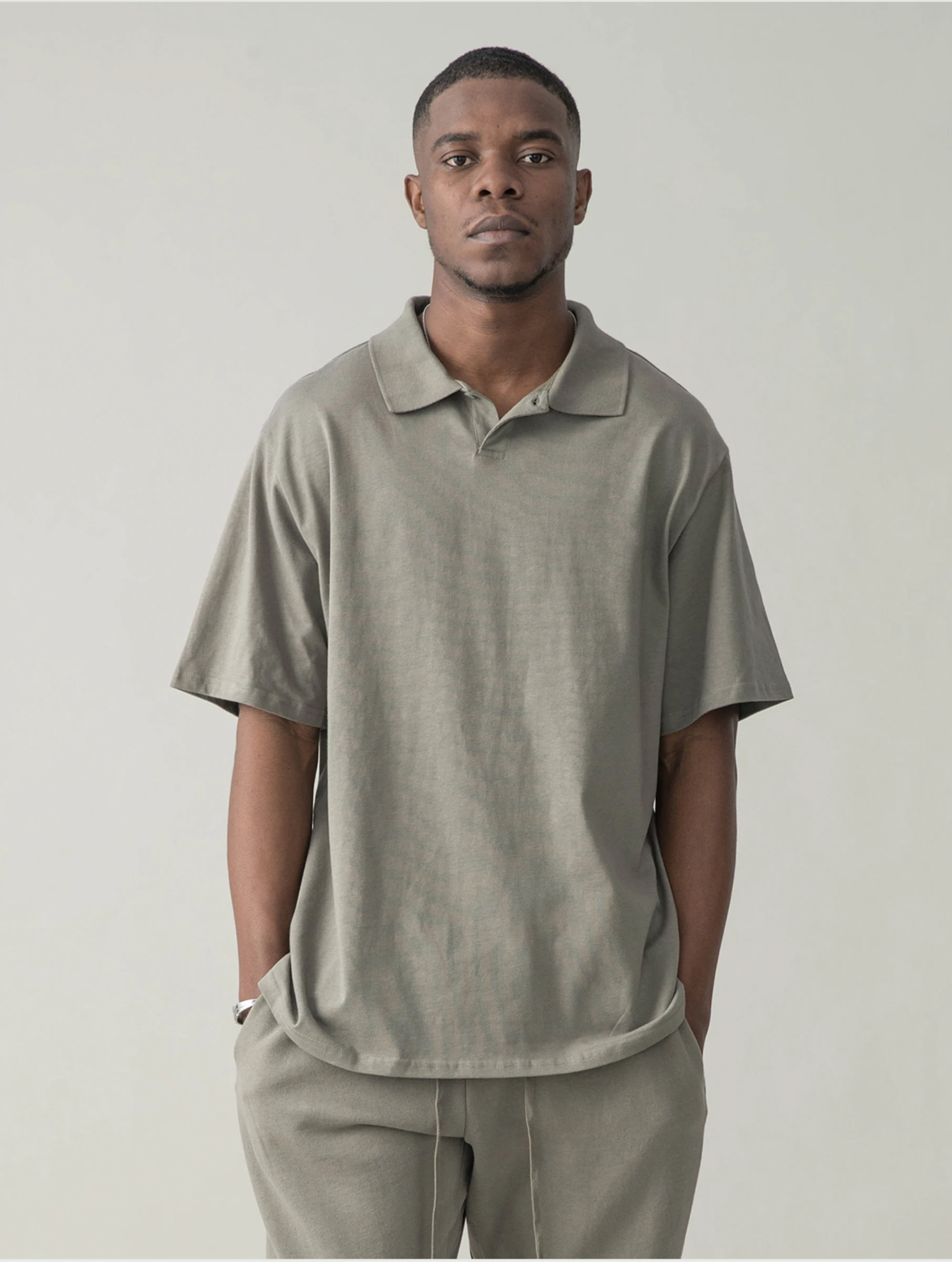 KUNO 04 – 240g | Polo Oversize Minimaliste