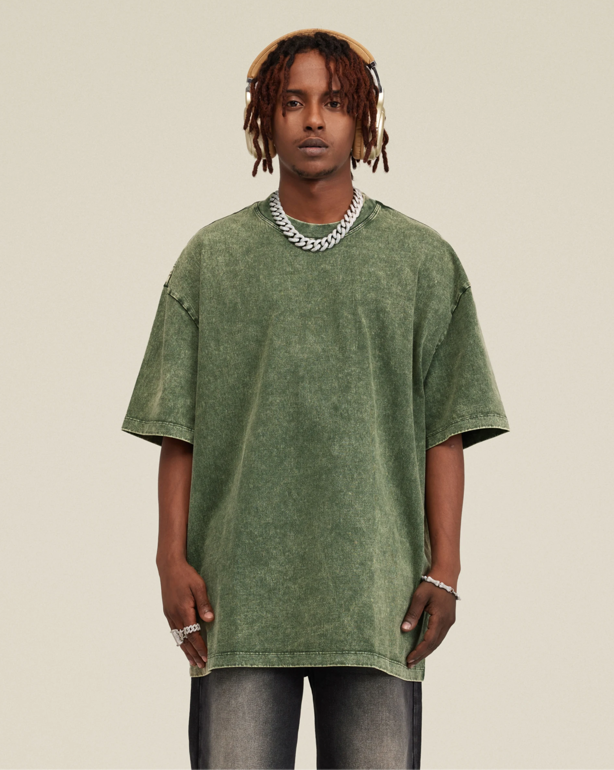 KUNO – 285g | T-shirt Oversize Délavé Vintage