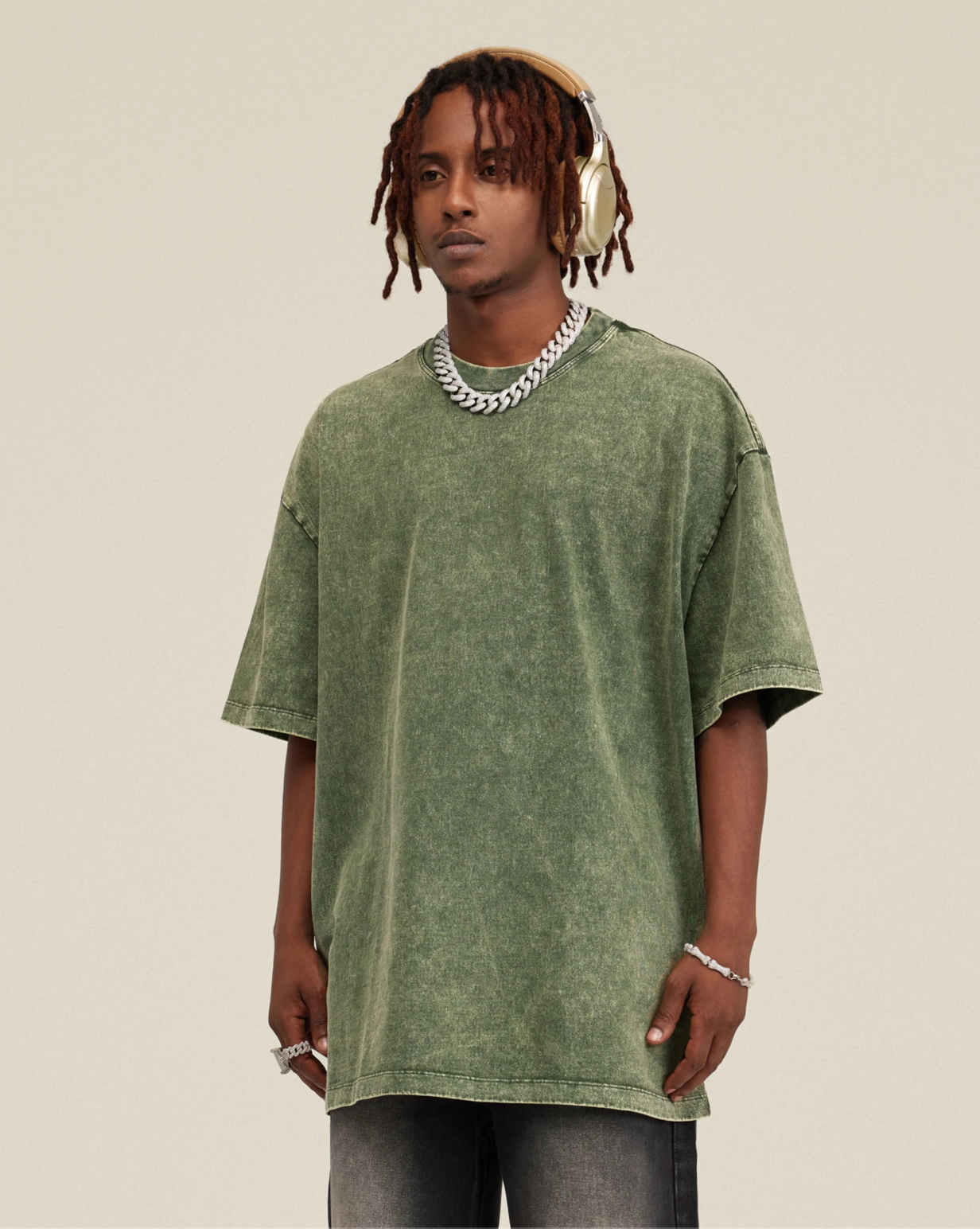 KUNO – 285g | T-shirt Oversize Délavé Vintage