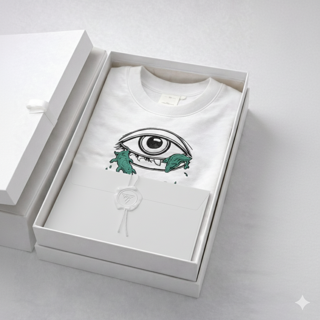 T-Shirt Brodé « Larmes de crocodiles