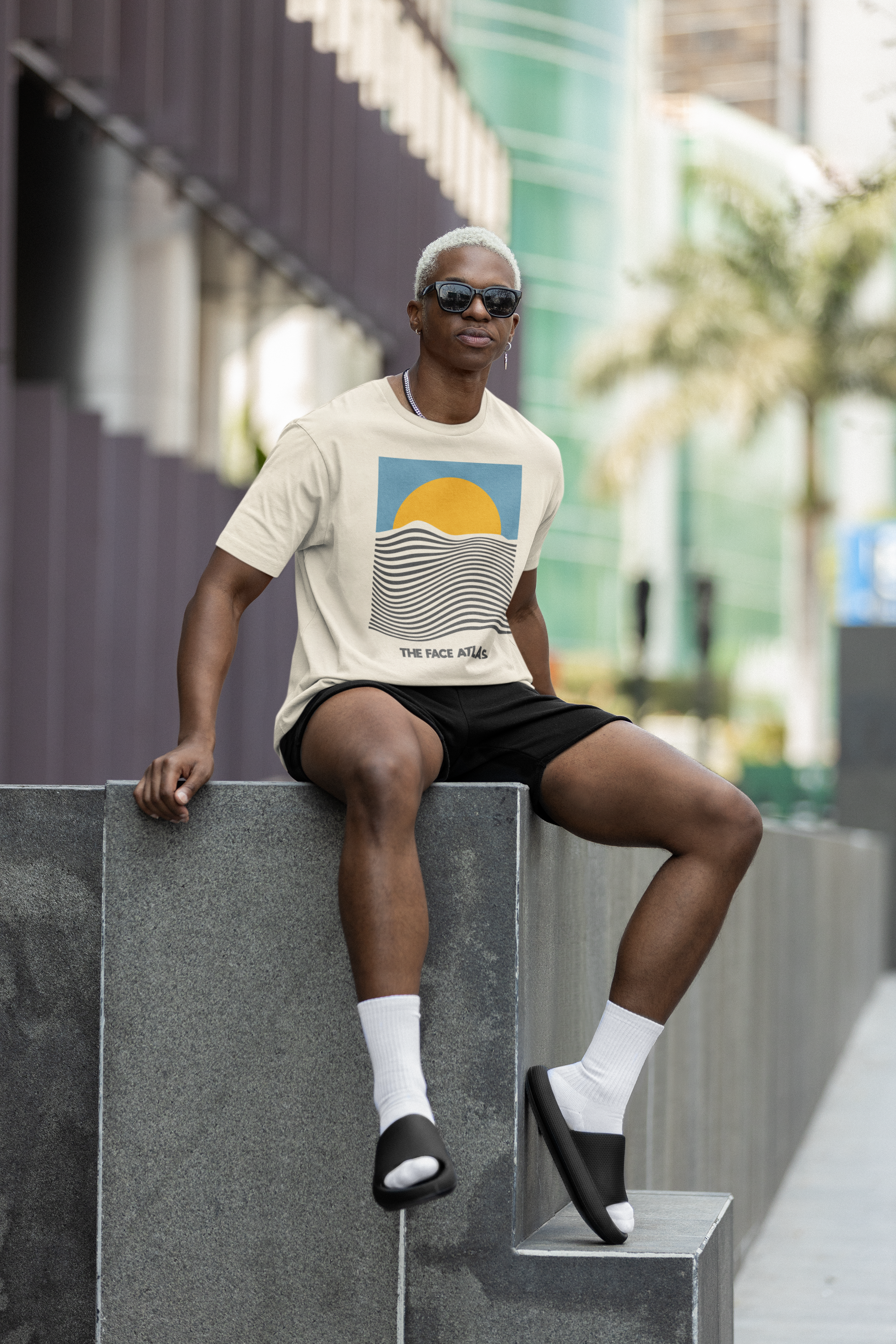 t-shirt Soleil & Vagues 240 g/m² | Coton Premium
