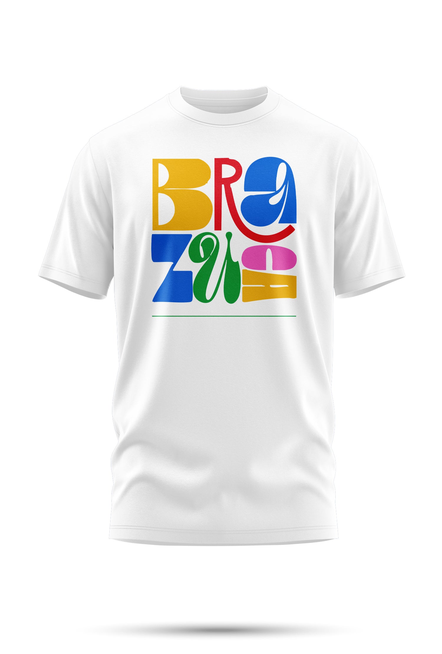 T-SHIRT BRAZUKA 240GSM – COULEURS DU BRÉSIL EN LIBERTÉ