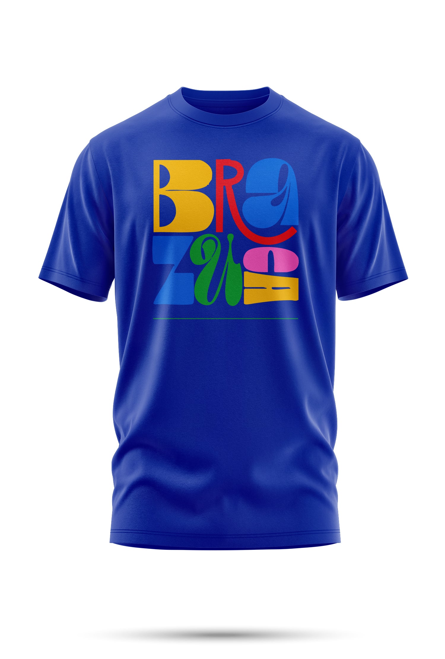 T-SHIRT BRAZUKA 240GSM – COULEURS DU BRÉSIL EN LIBERTÉ