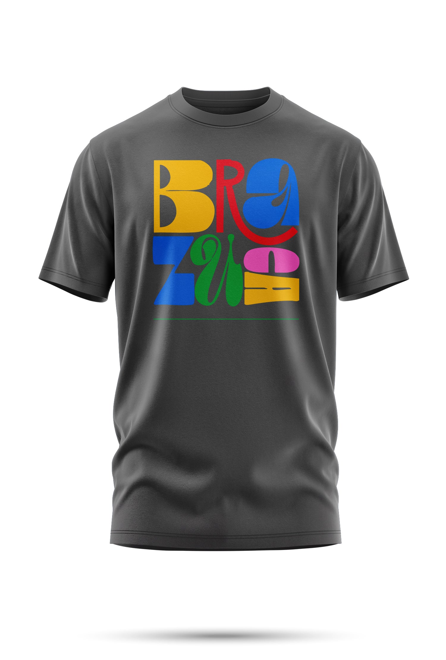 T-SHIRT BRAZUKA 240GSM – COULEURS DU BRÉSIL EN LIBERTÉ