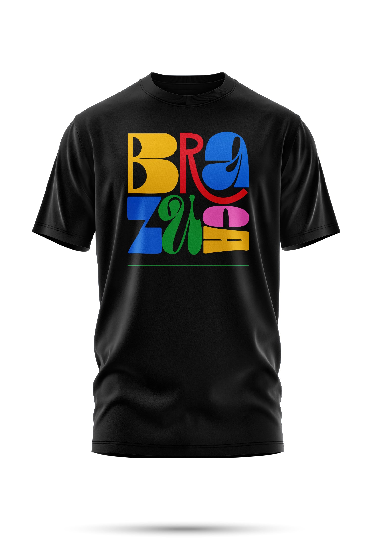 T-SHIRT BRAZUKA 240GSM – COULEURS DU BRÉSIL EN LIBERTÉ