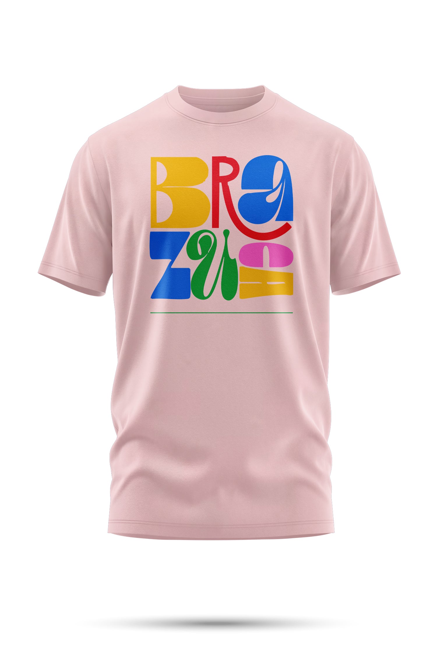 T-SHIRT BRAZUKA 240GSM – COULEURS DU BRÉSIL EN LIBERTÉ
