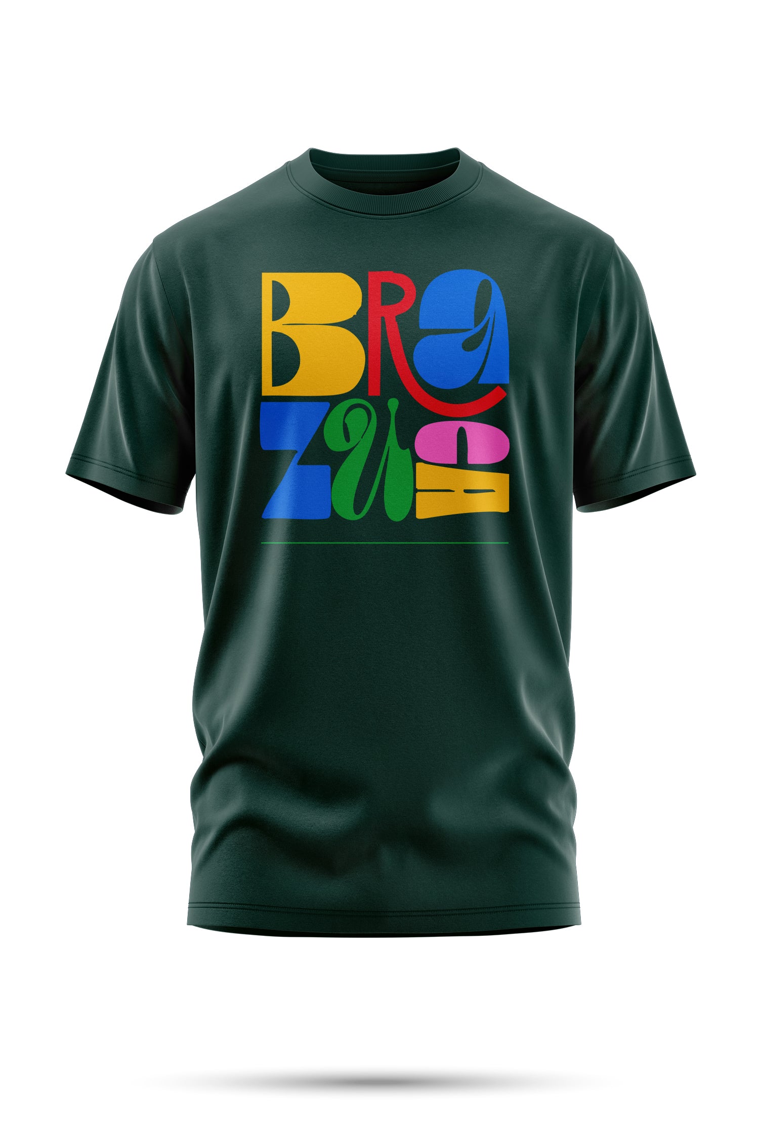T-SHIRT BRAZUKA 240GSM – COULEURS DU BRÉSIL EN LIBERTÉ
