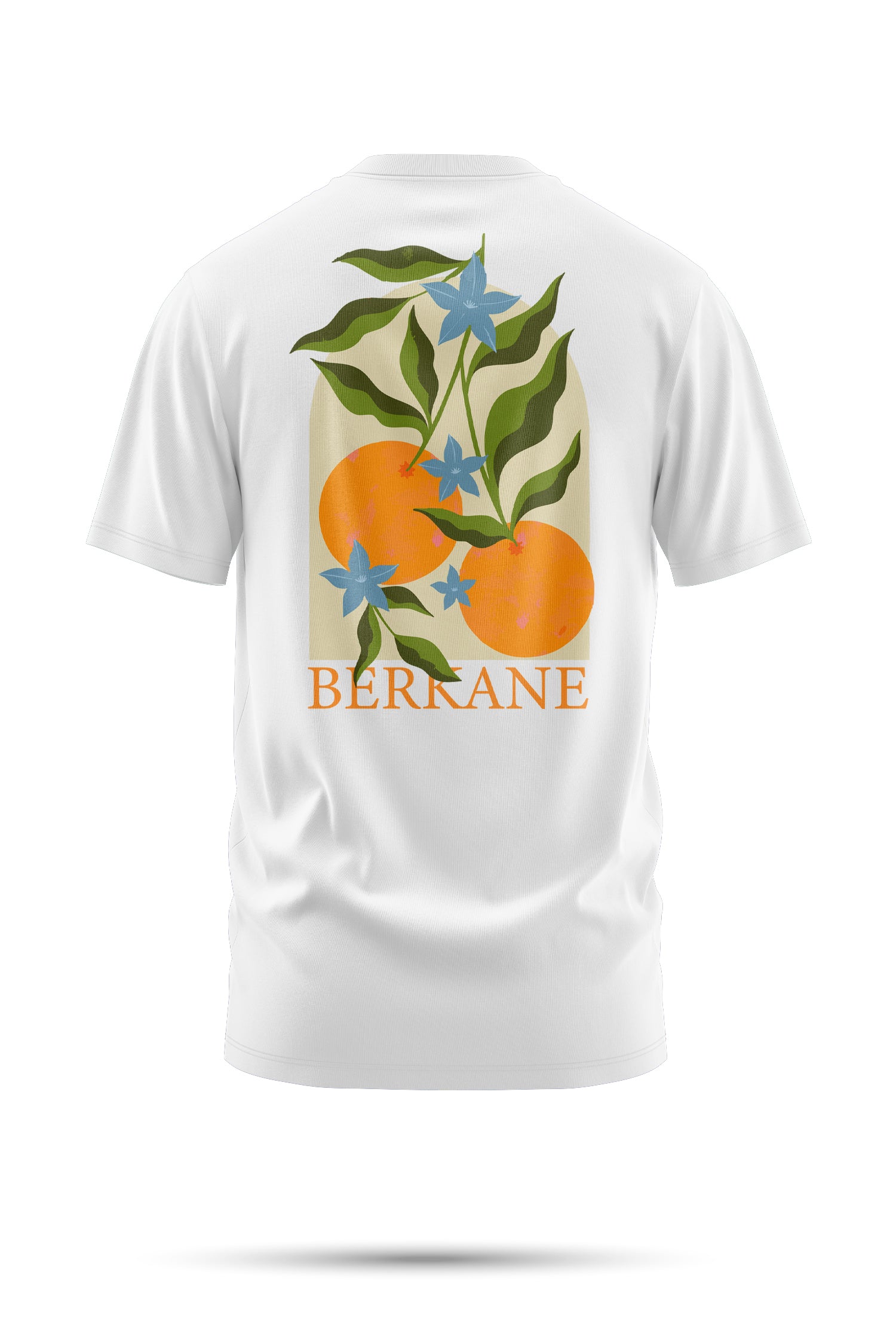 T-shirt Berkane – Fleurs & Agrumes 240 g/m² | Coton BIO