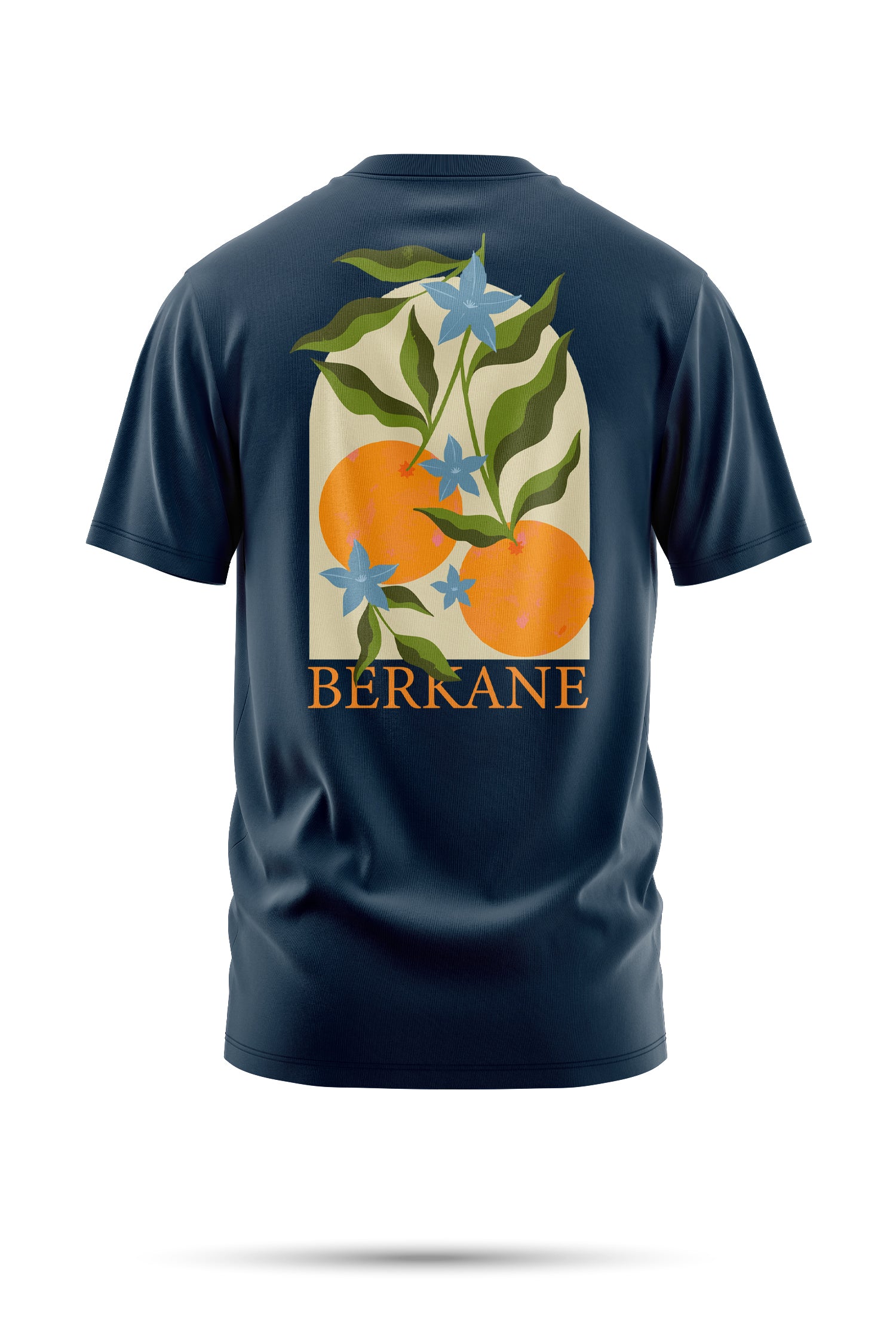 T-shirt Berkane – Fleurs & Agrumes 240 g/m² | Coton BIO