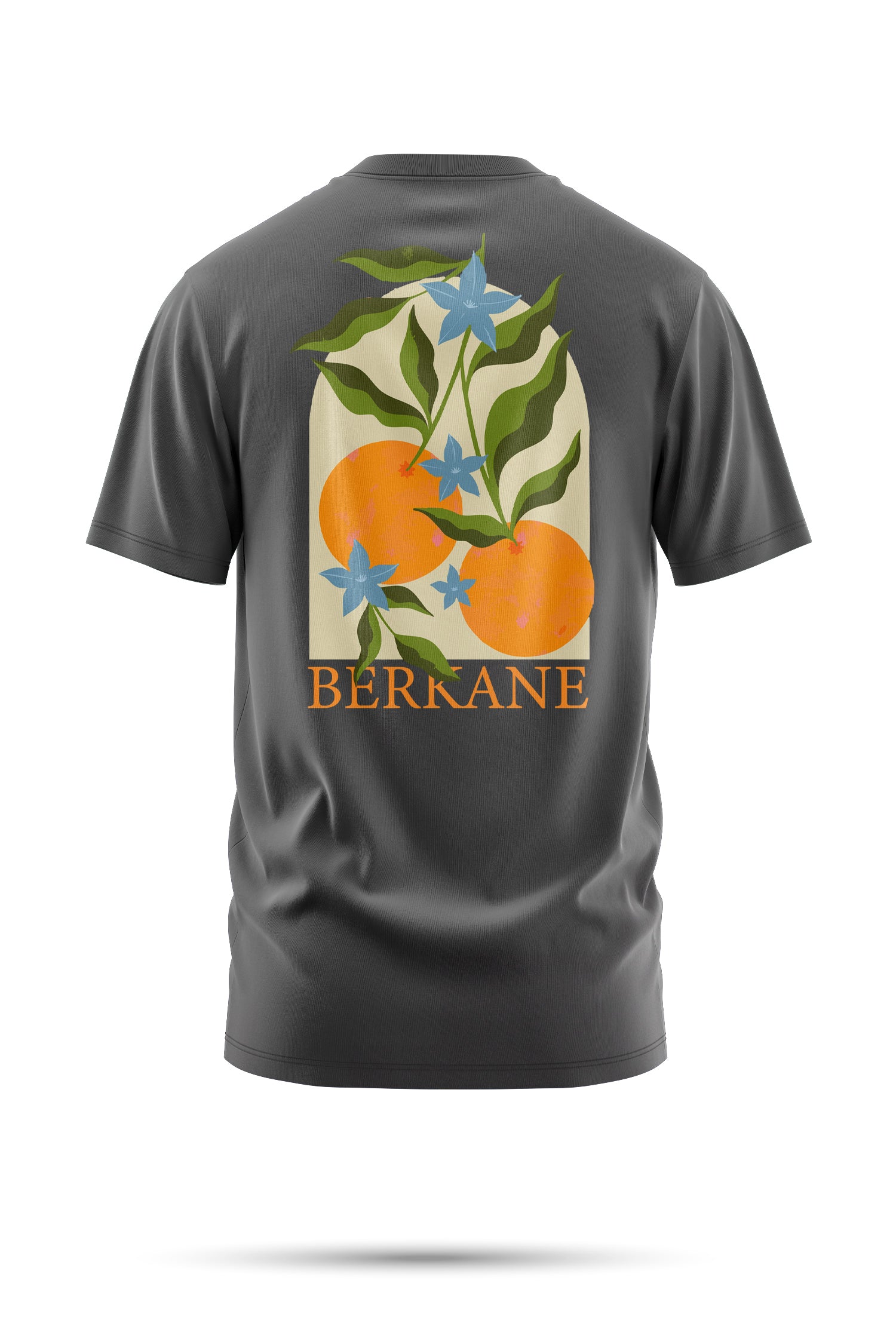 T-shirt Berkane – Fleurs & Agrumes 240 g/m² | Coton BIO