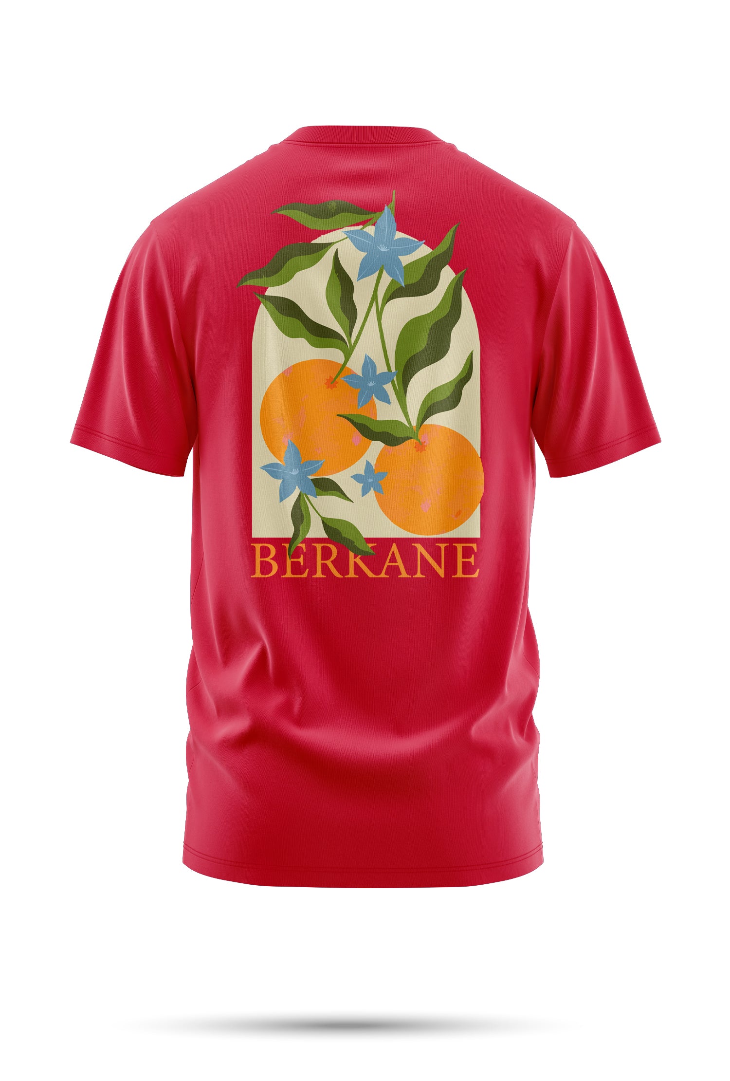 T-shirt Berkane – Fleurs & Agrumes 240 g/m² | Coton BIO