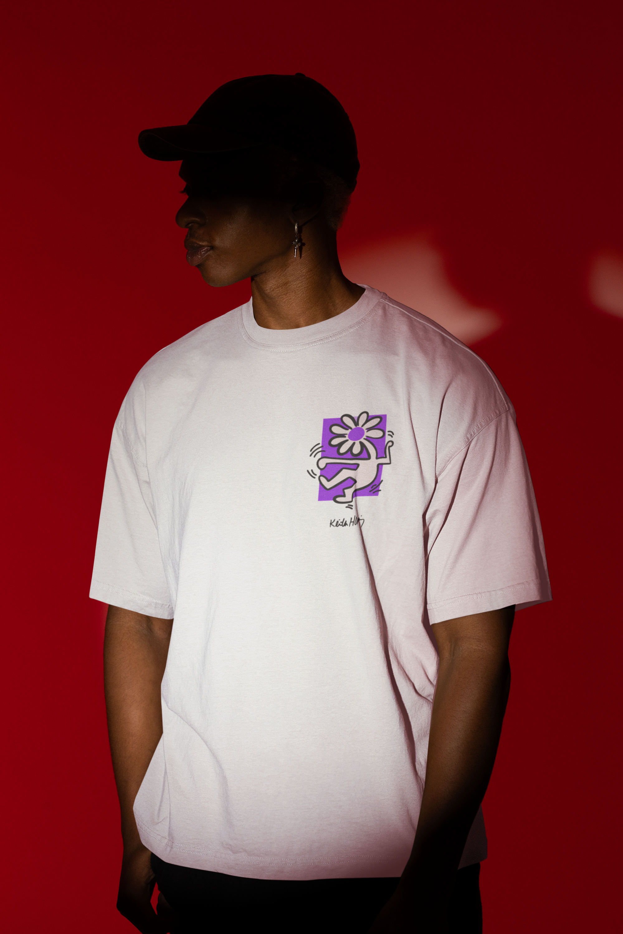 T-shirt KEITH FLOWER – 240 g/m² | Coton Premium