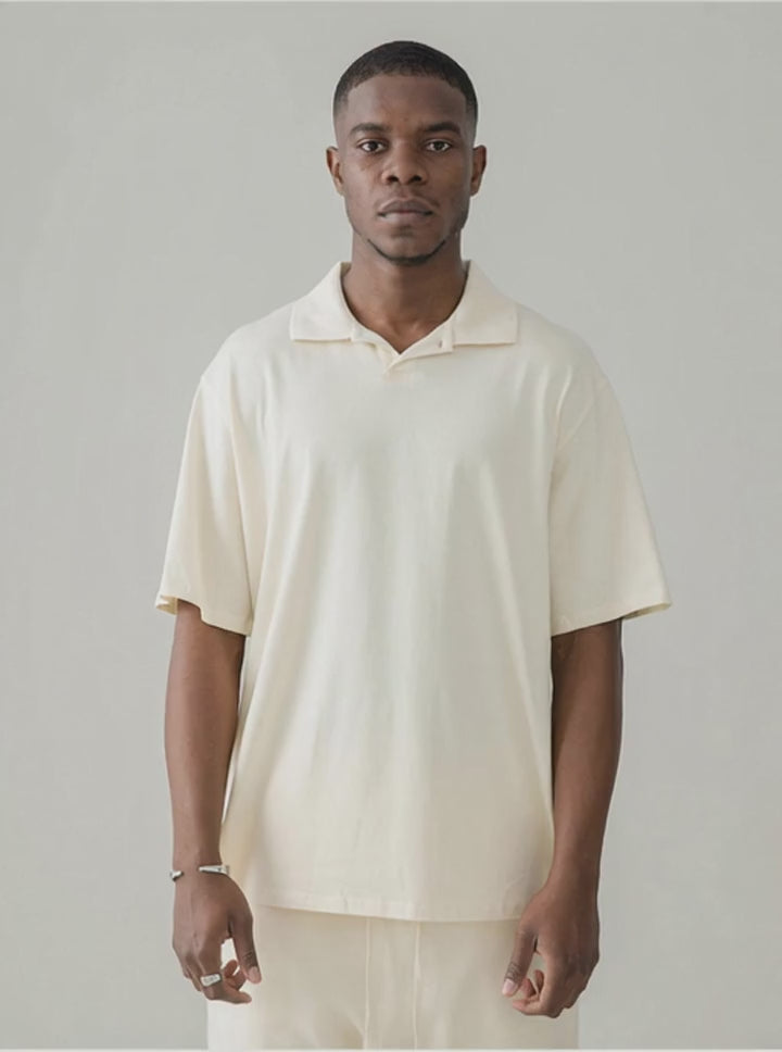 KUNO 04 – 240g | Polo Oversize Minimaliste