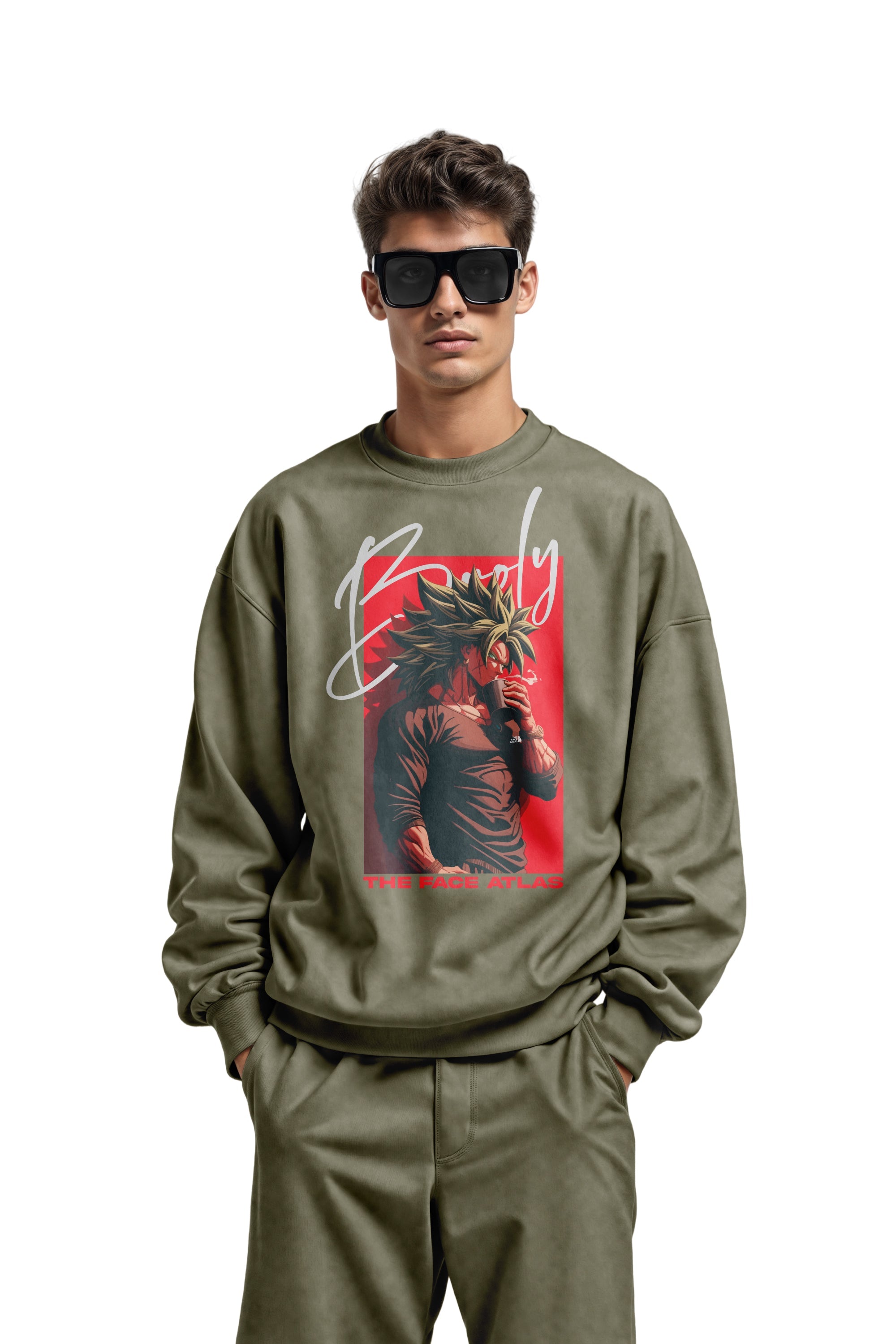 SWEAT OVERSIZE BROLY – 370 G/M²