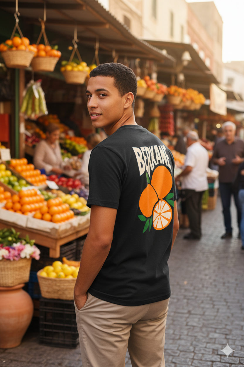 T-shirt BERKANE – Bold Citrus 240 g/m² | Coton BIO
