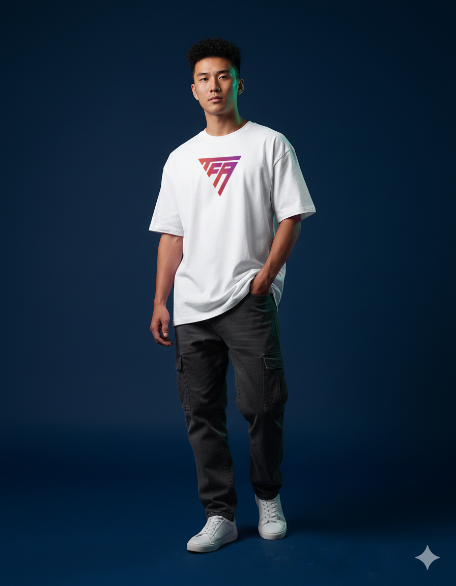 T-SHIRT OVERSIZE 260GSM – VINTAGE RAW EDGE