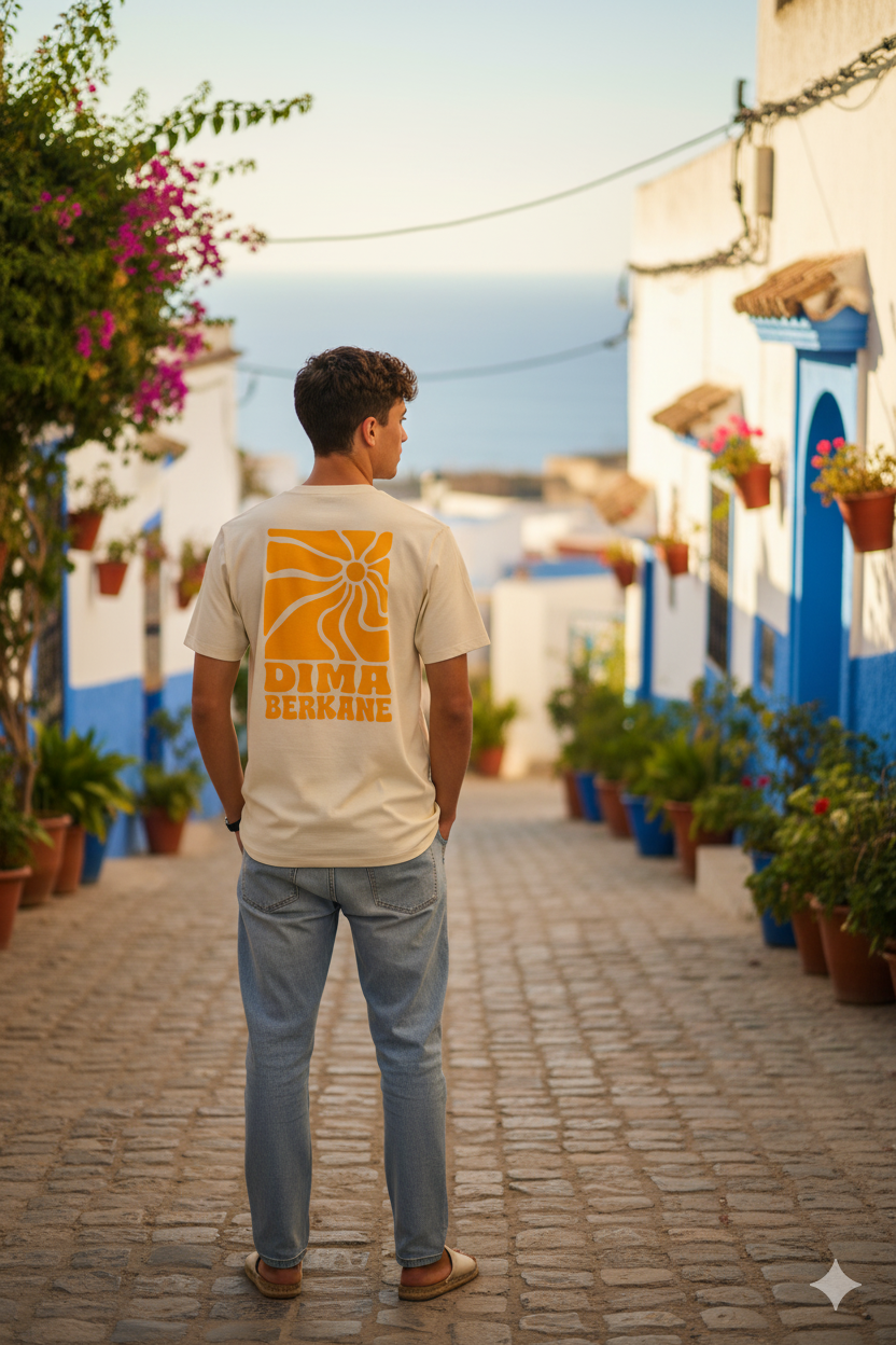 T-shirt –Berkane Vintage 240 g/m² | Coton BIO