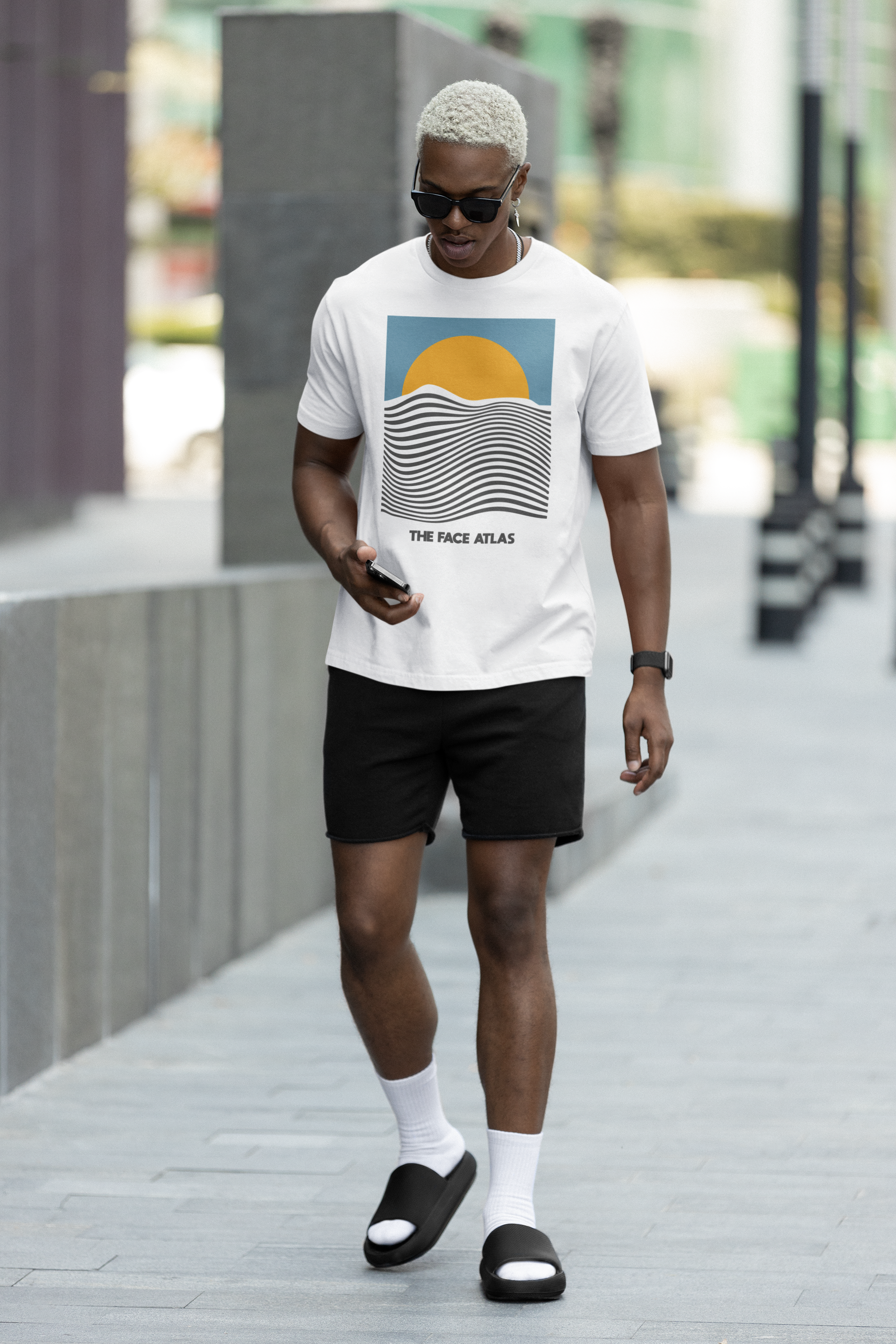 t-shirt Soleil & Vagues 240 g/m² | Coton Premium