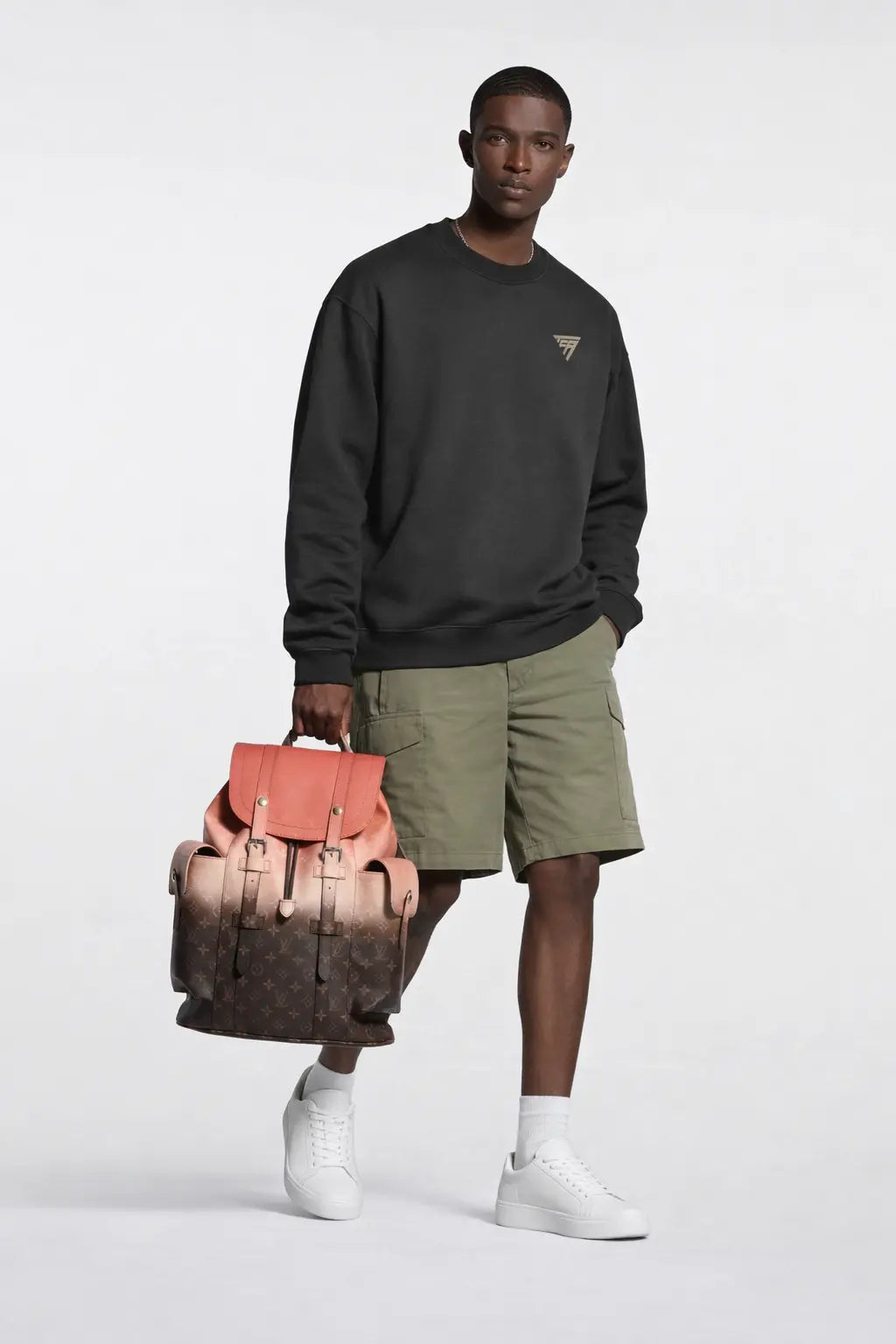 Sweat Oversize 380g brodé – The Face Atlas | coton premium - Sweat-shirts