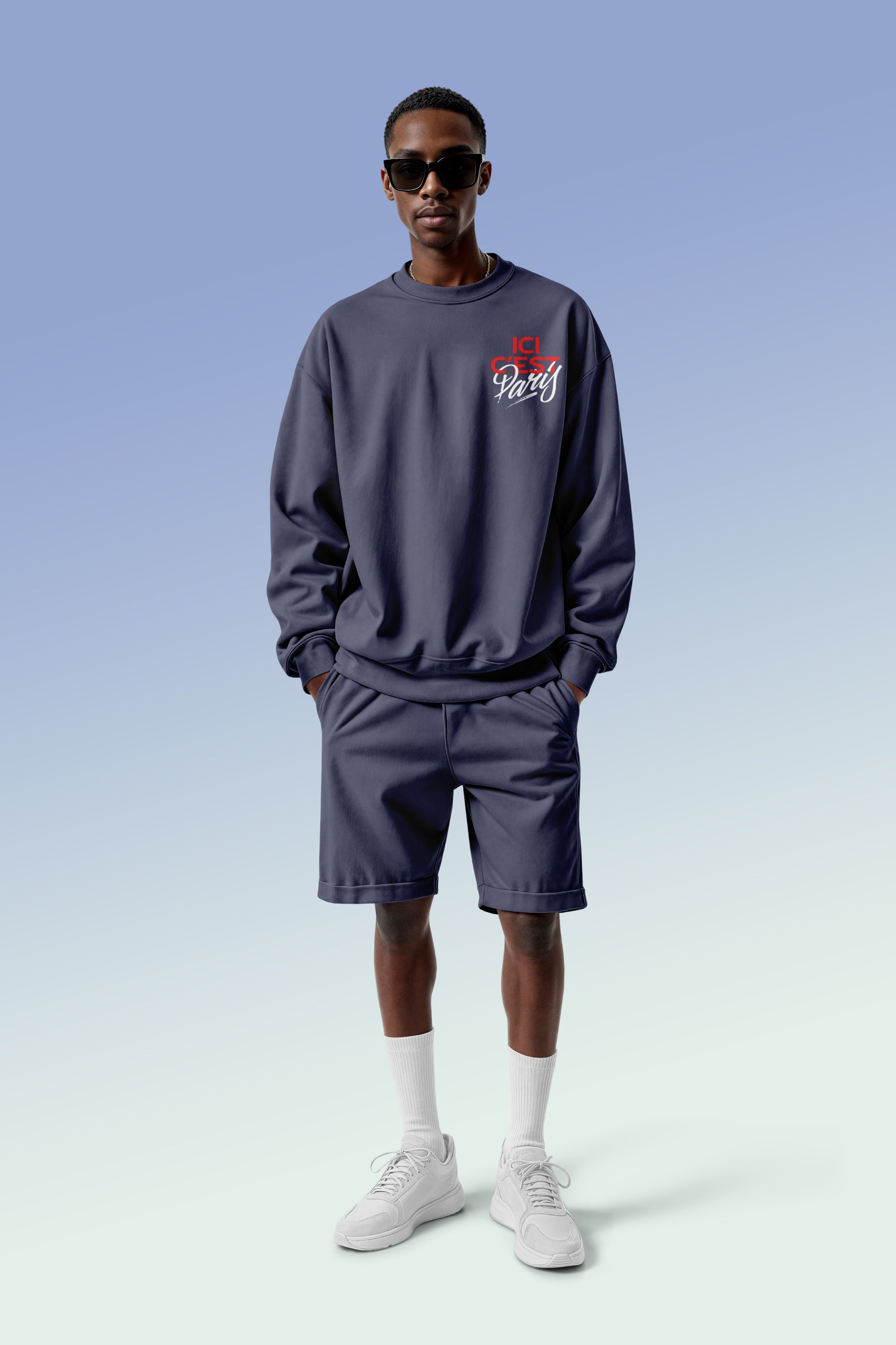 SWEATSHIRT OVERSIZE ICI C’EST PARIS 370Gsm