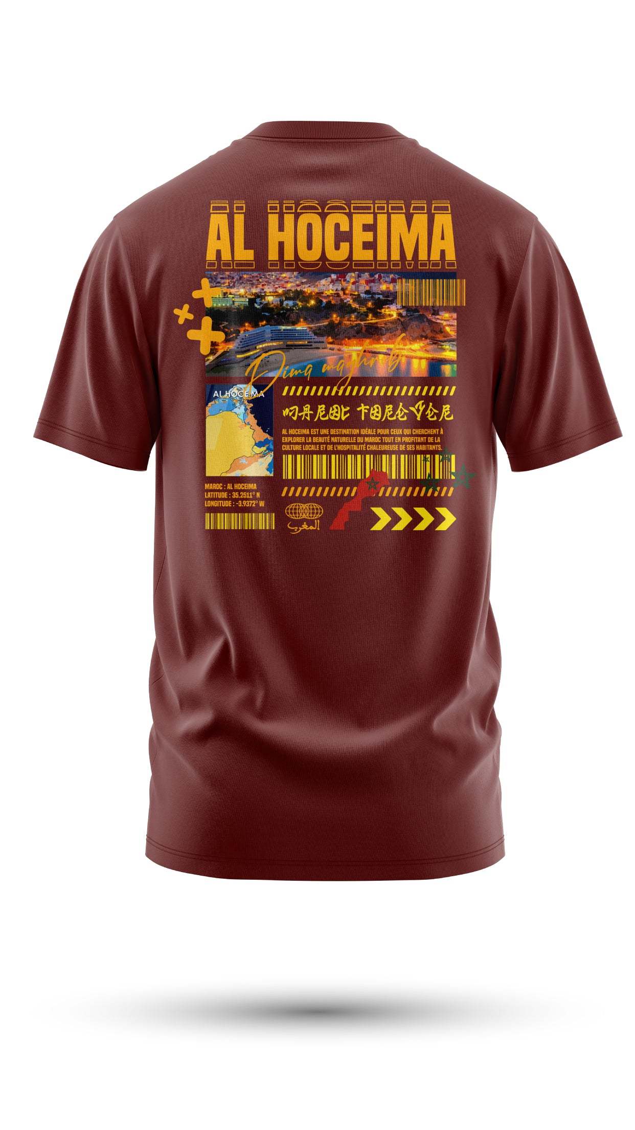 T-shirt Al Hoceïma 240 g/m² | Coton BIO