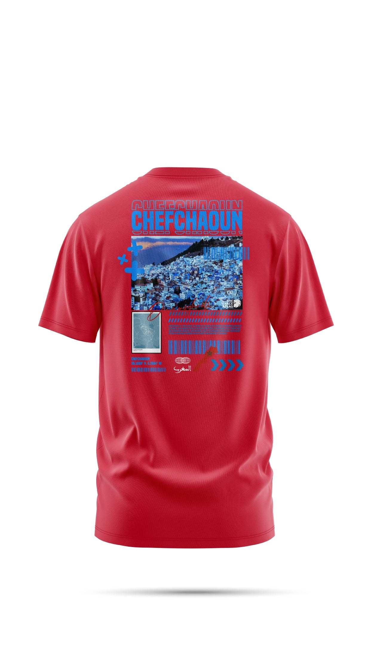 T-shirt Chefchaouen – L’Évasion dans la Ville Bleue du Maroc