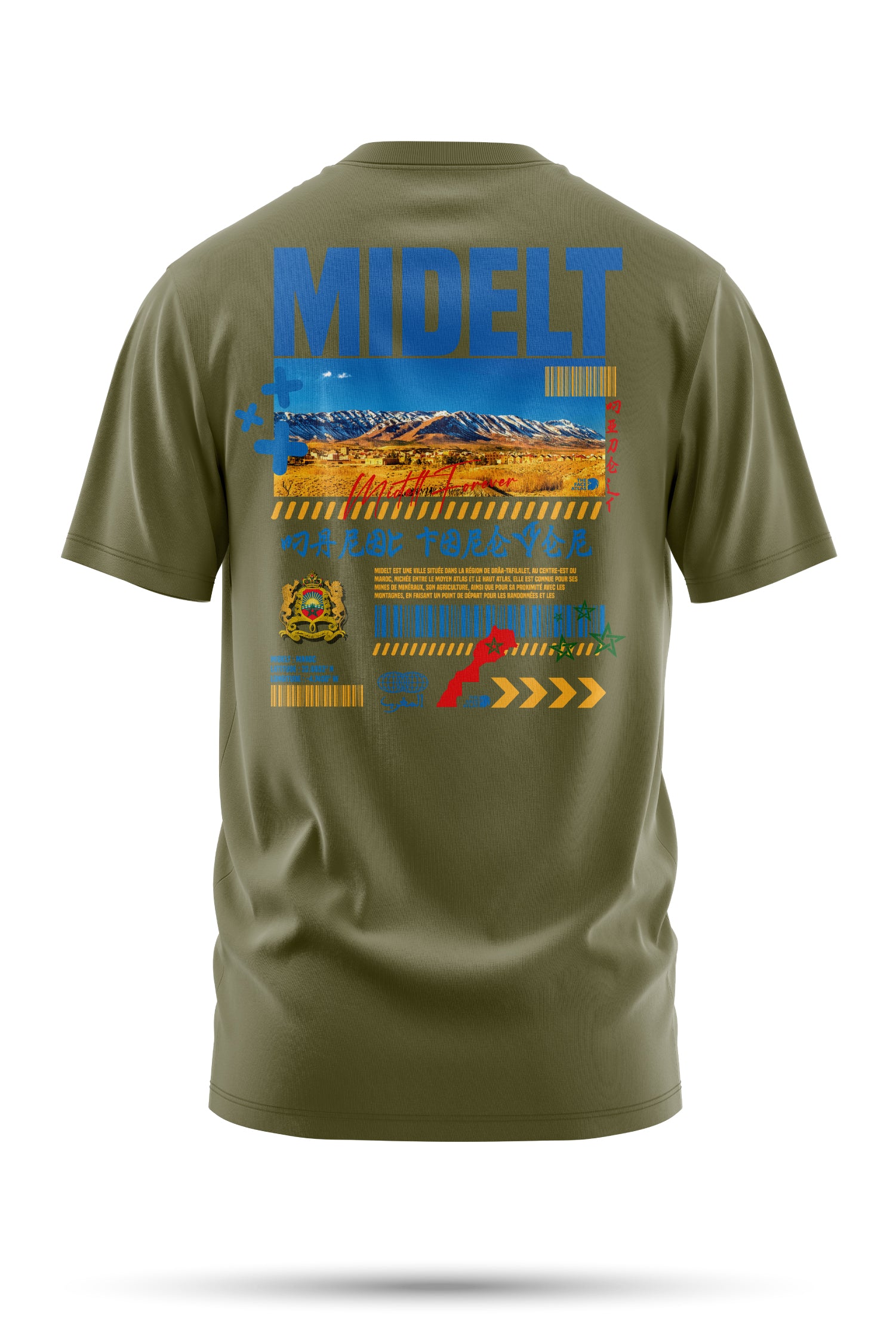 T-shirt Midelt 240 g/m² | Coton BIO