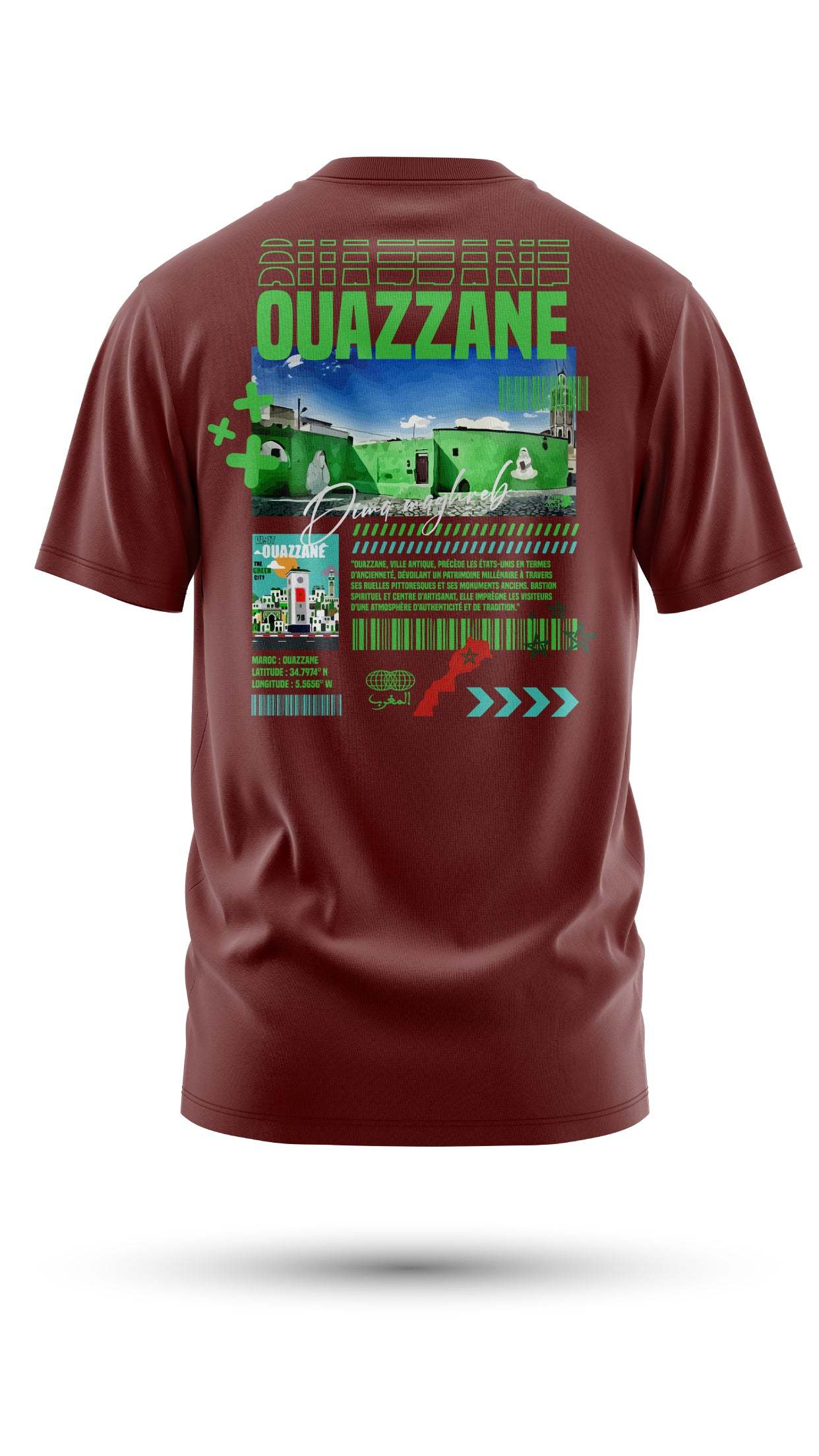 T-shirt Ouazzane 240 g/m² | Coton BIO