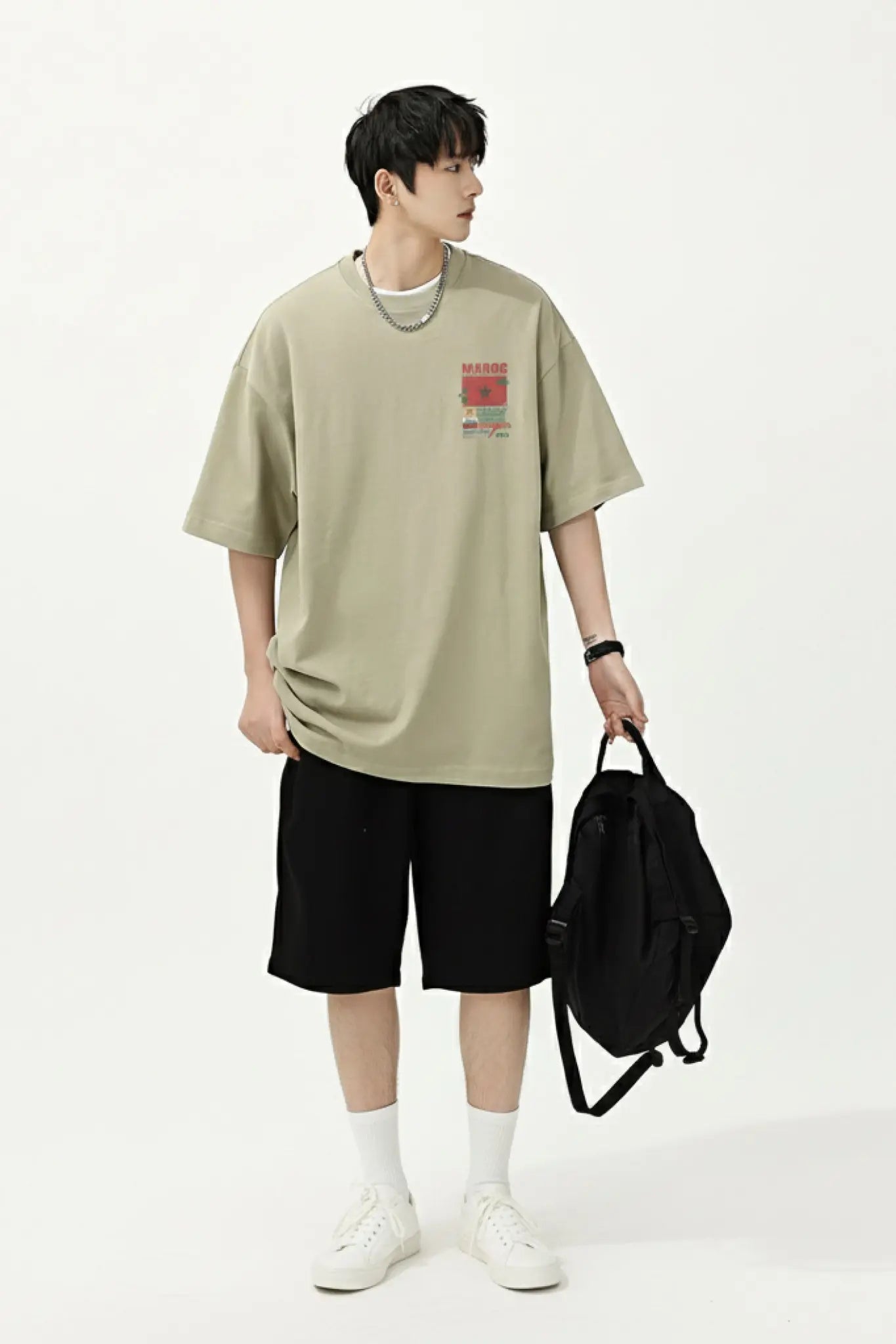 T-Shirt Oversize Maroc — Collection Prestige 240gsm - t-shirt