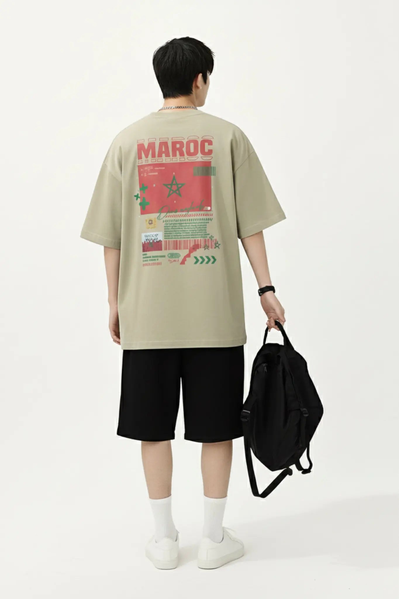 T-Shirt Oversize Maroc — Collection Prestige 240gsm - t-shirt