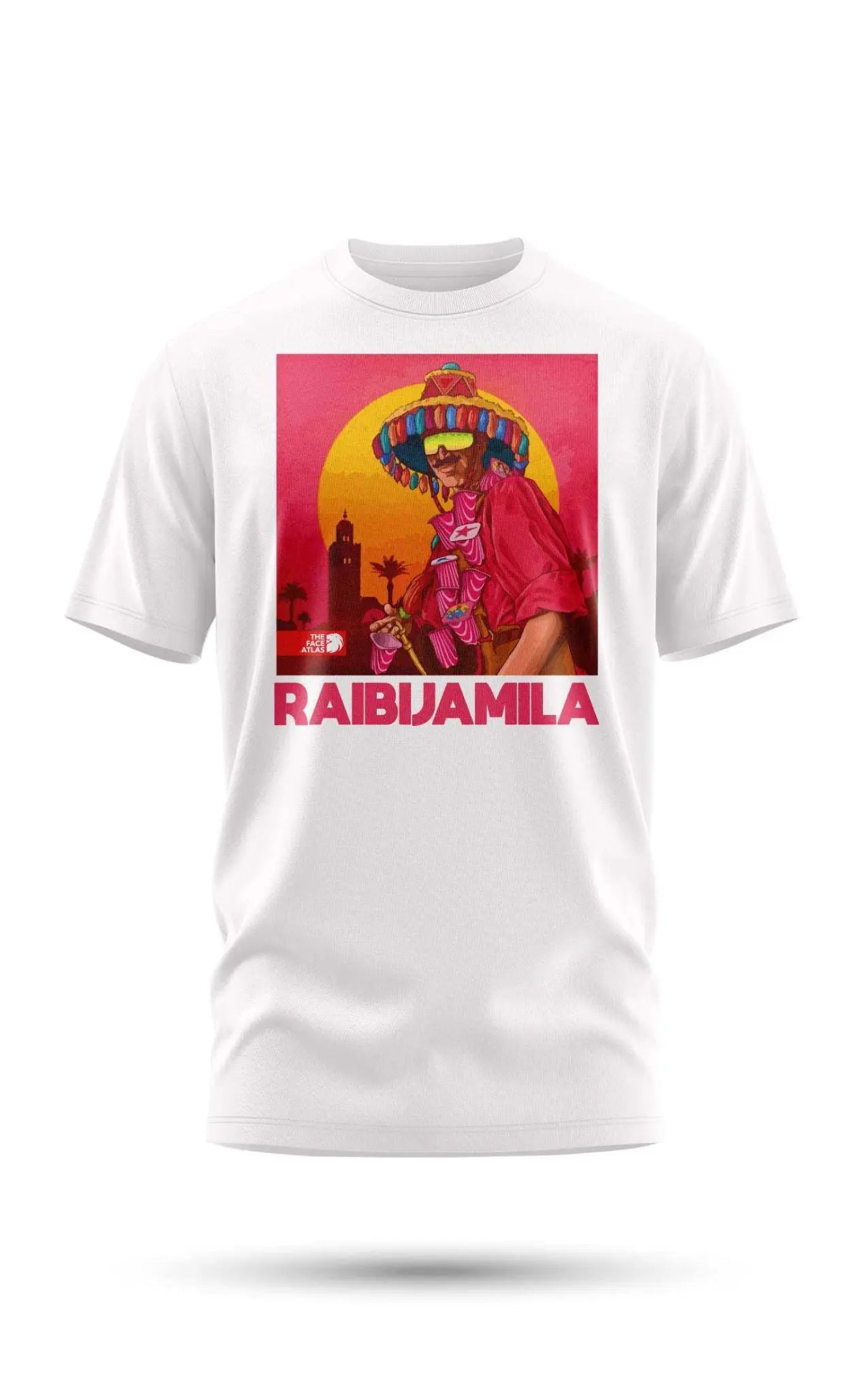 T-SHIRT ’RAÏBI JAMILA’ – NOSTALGIE & STYLE - Blanc / S - t-shirt