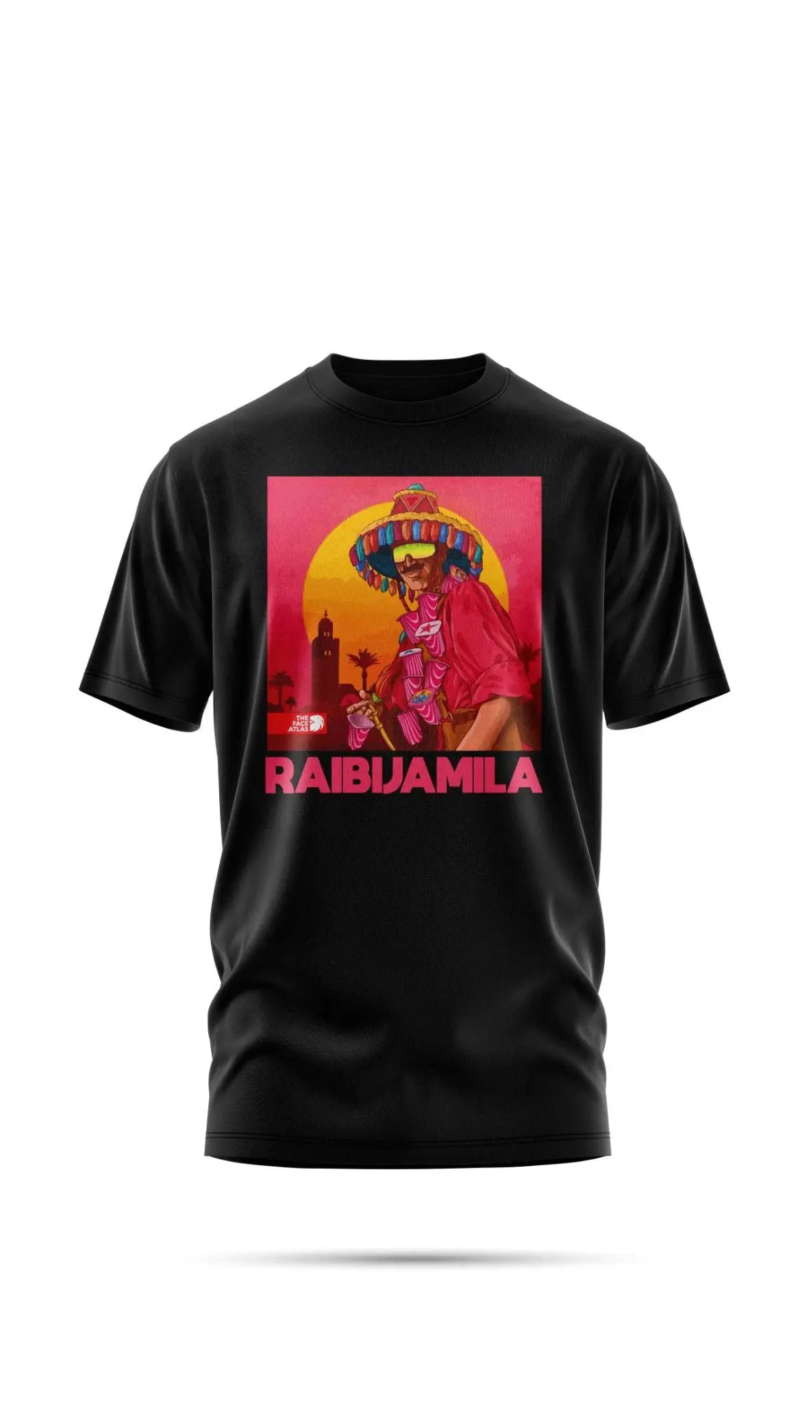 T-SHIRT ’RAÏBI JAMILA’ – NOSTALGIE & STYLE - Noir / S - t-shirt