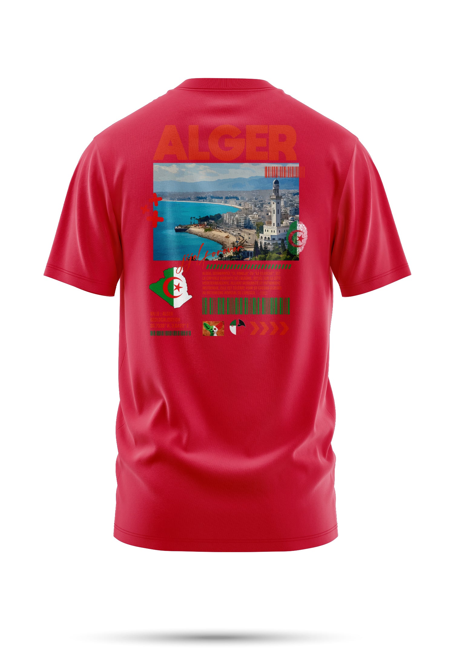 T-shirt Alger – L'Énergie Blanche de la Capitale