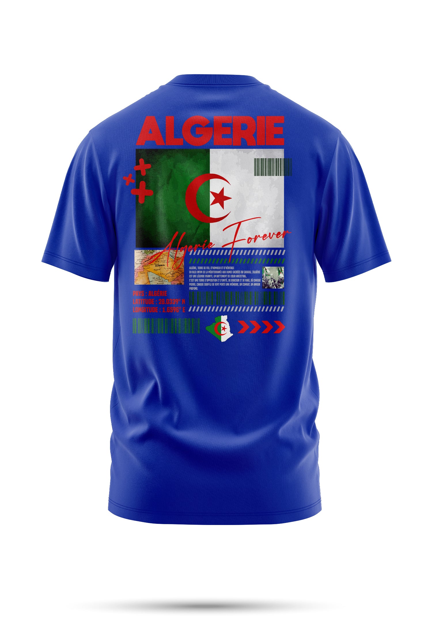 T-SHIRT ALGÉRIE – THE FACE ATLAS