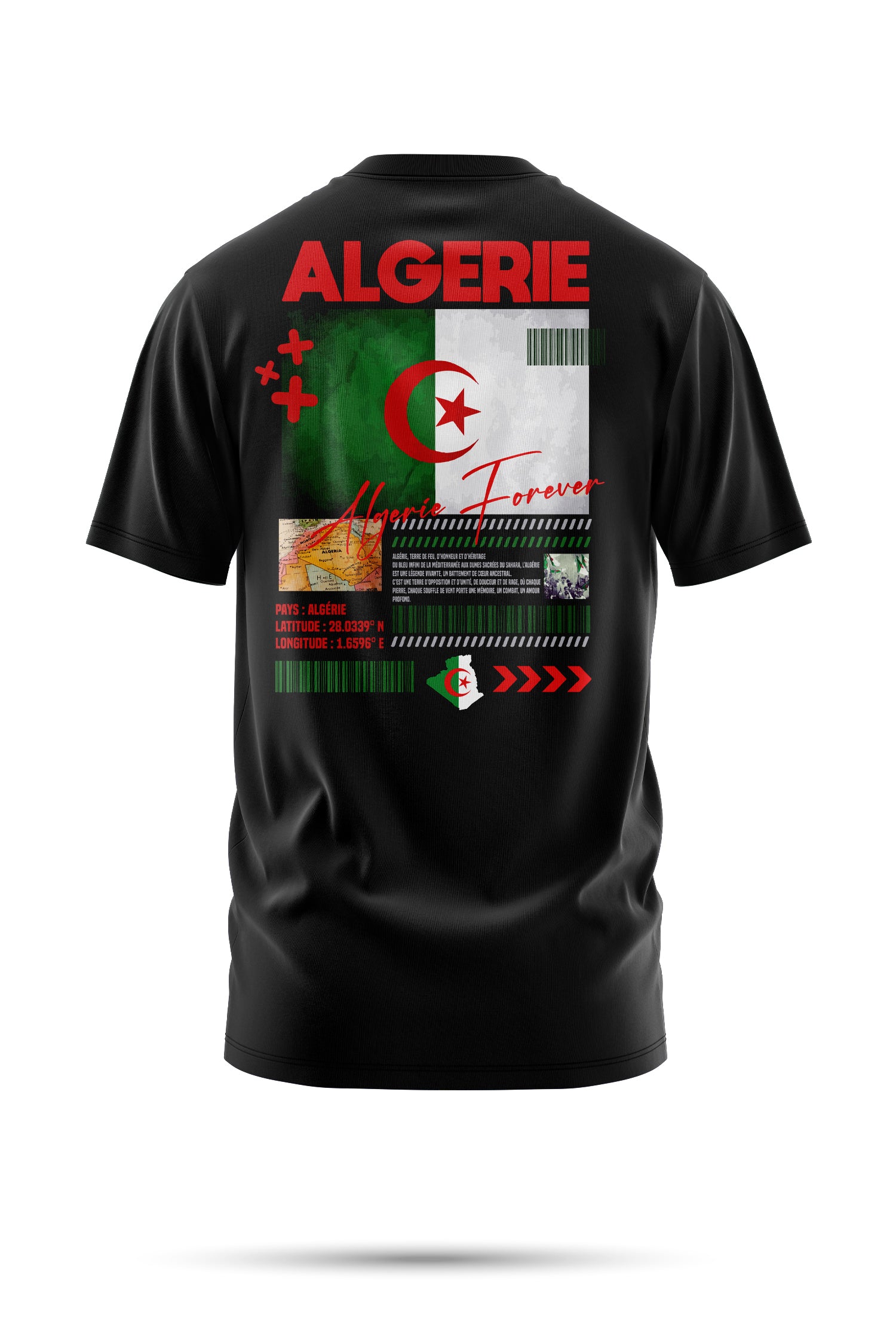 T-SHIRT ALGÉRIE – THE FACE ATLAS