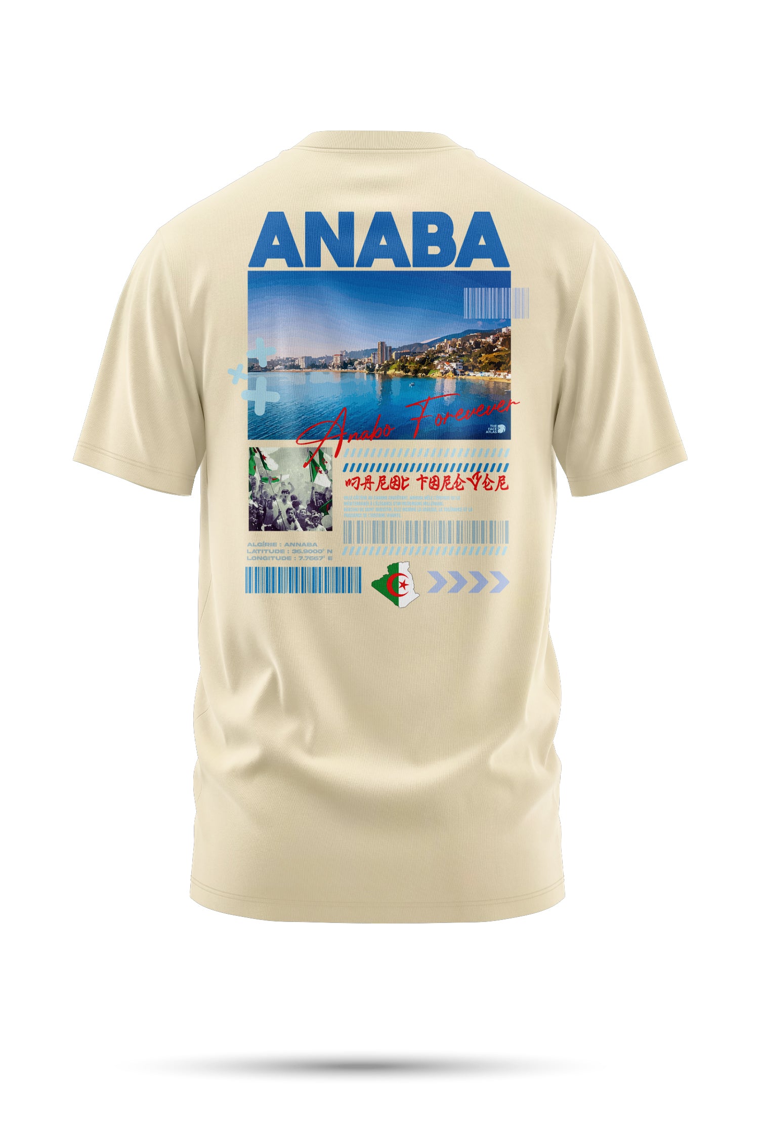 T-SHIRT ANNABA – THE FACE ATLAS