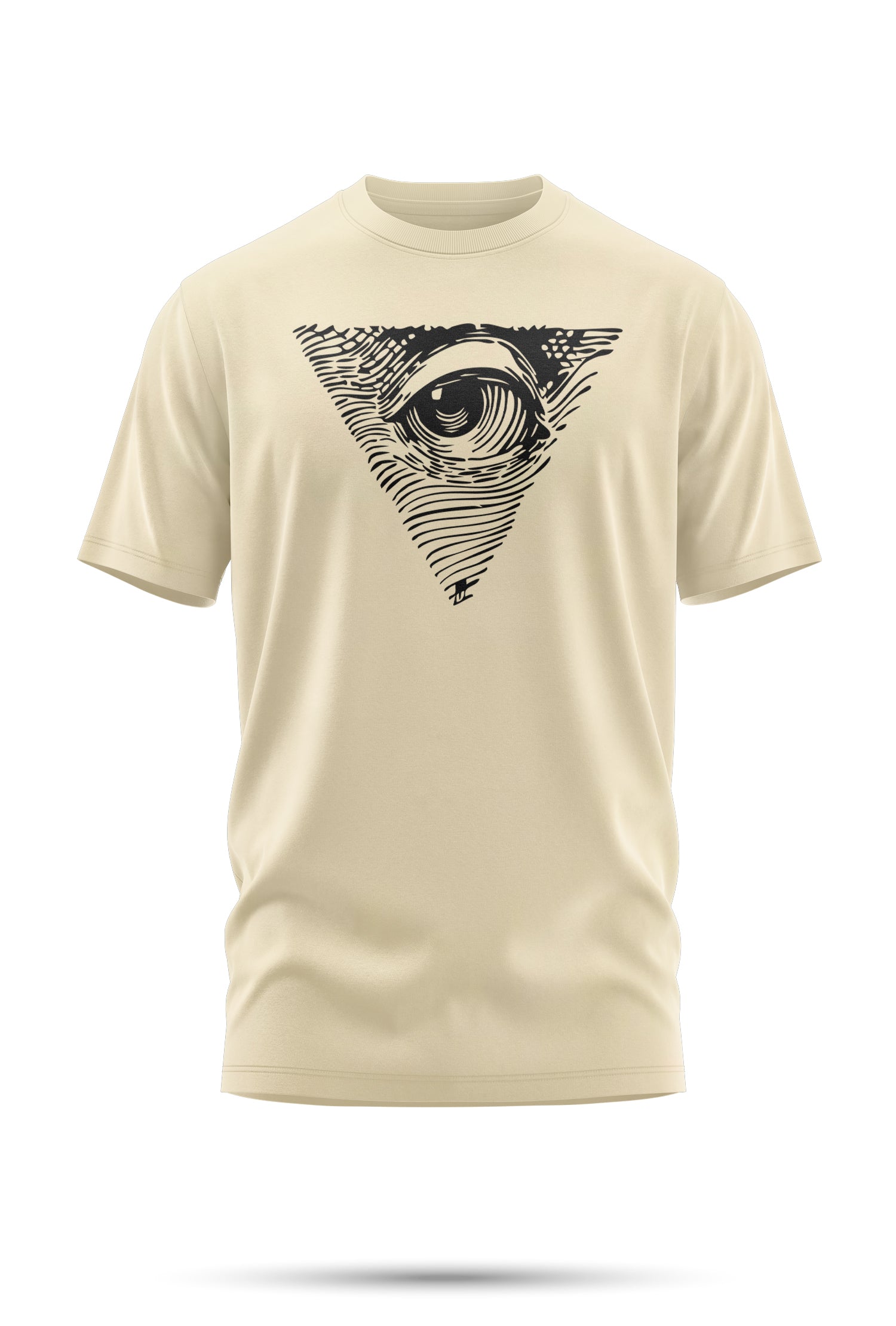 T-Shirt TFA L’Œil Intérieur Brodé – Coupe Carrée 280 g/m²