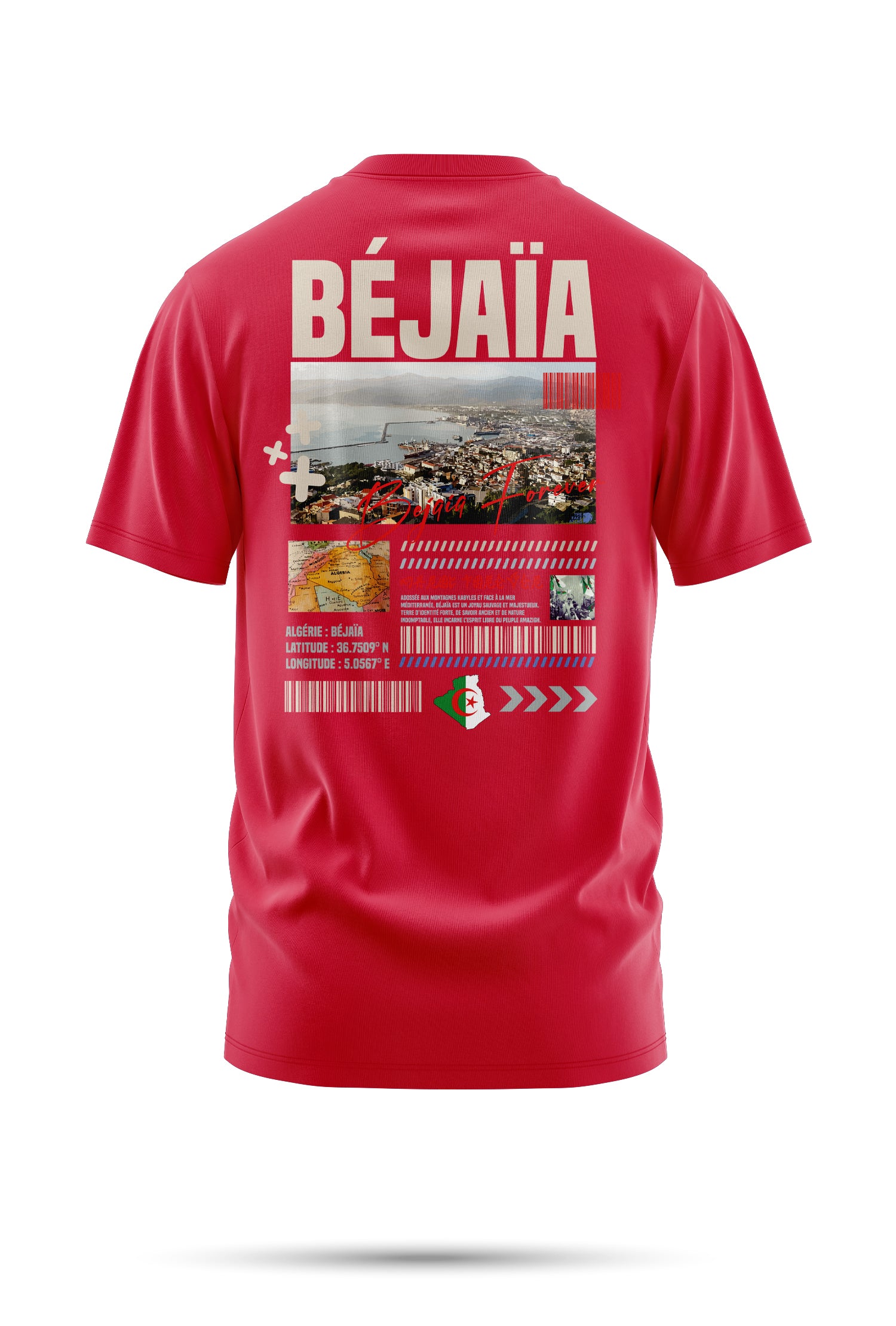 T-SHIRT BÉJAÏA – THE FACE ATLAS