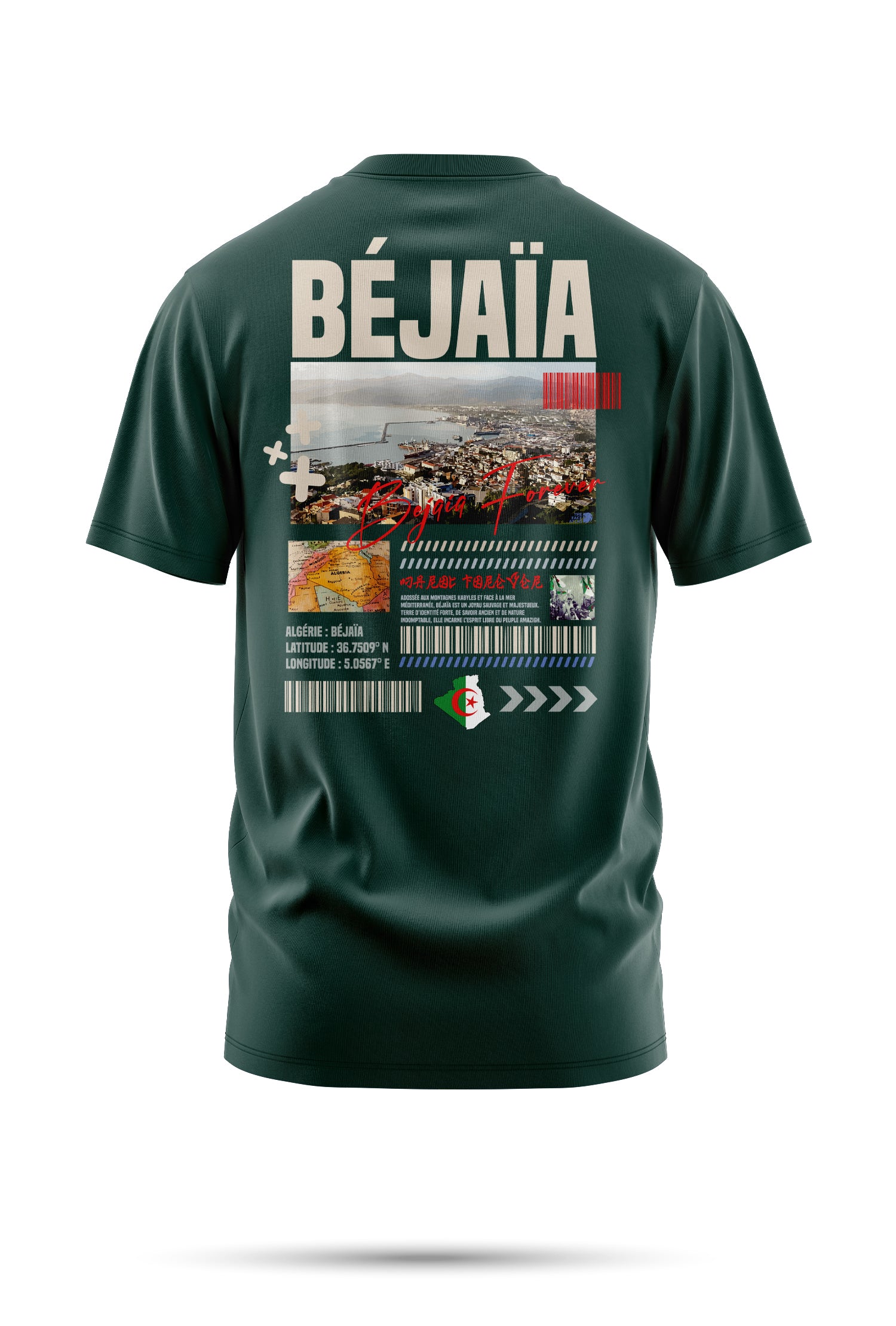 T-SHIRT BÉJAÏA – THE FACE ATLAS