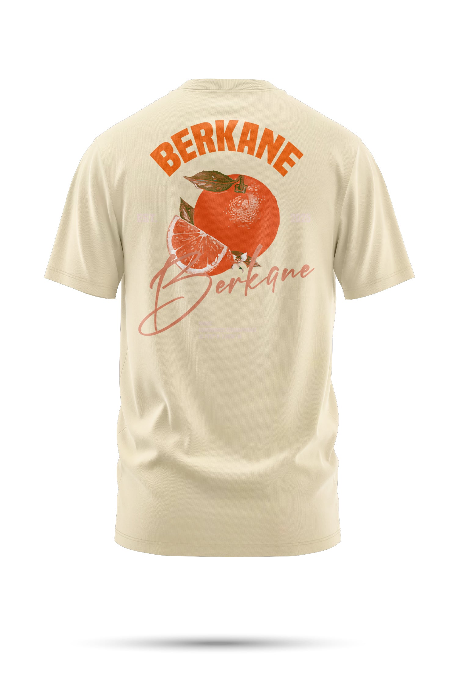 T-shirt BERKANE – Orange Legacy 240 g/m² | Coton BIO