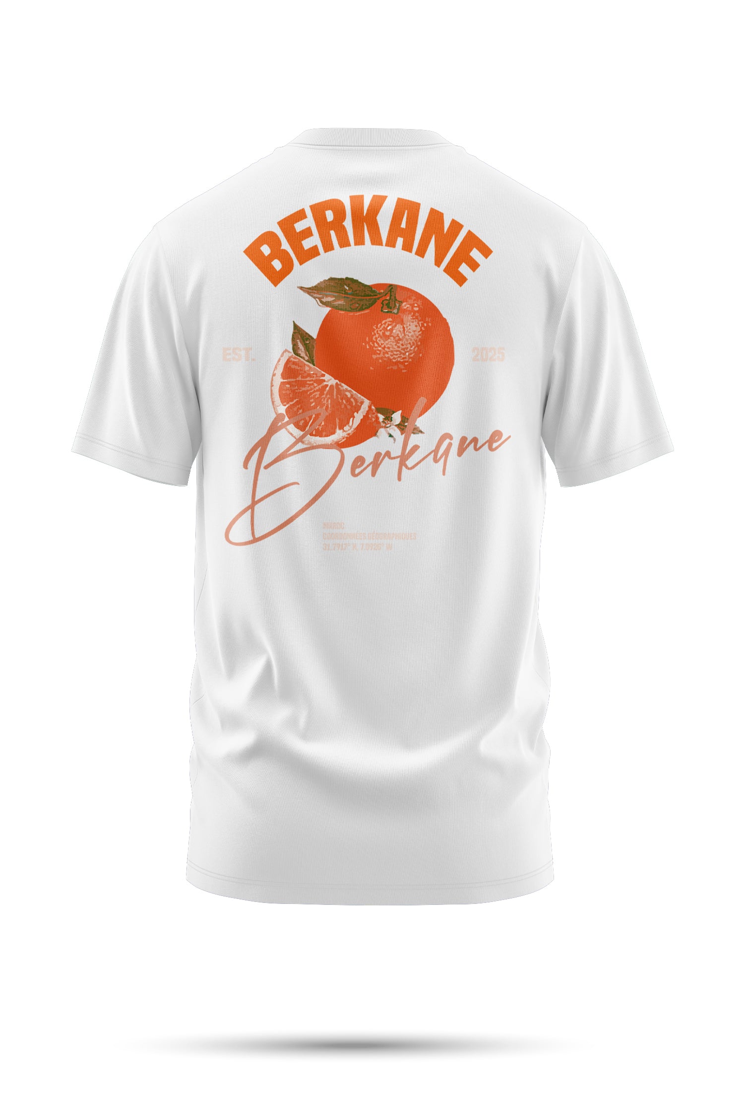 T-shirt BERKANE – Orange Legacy 240 g/m² | Coton BIO