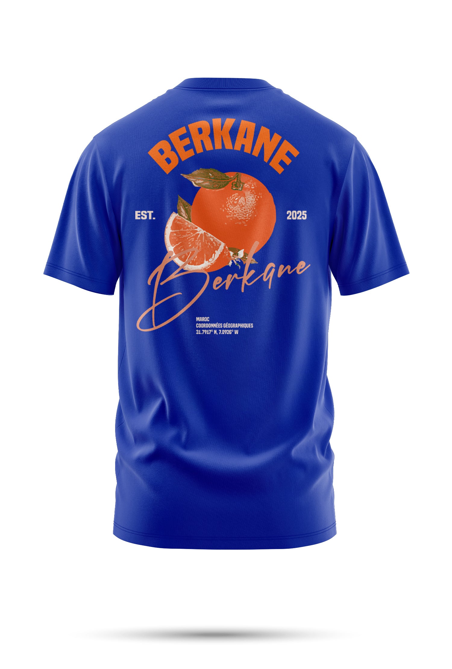 T-shirt BERKANE – Orange Legacy 240 g/m² | Coton BIO