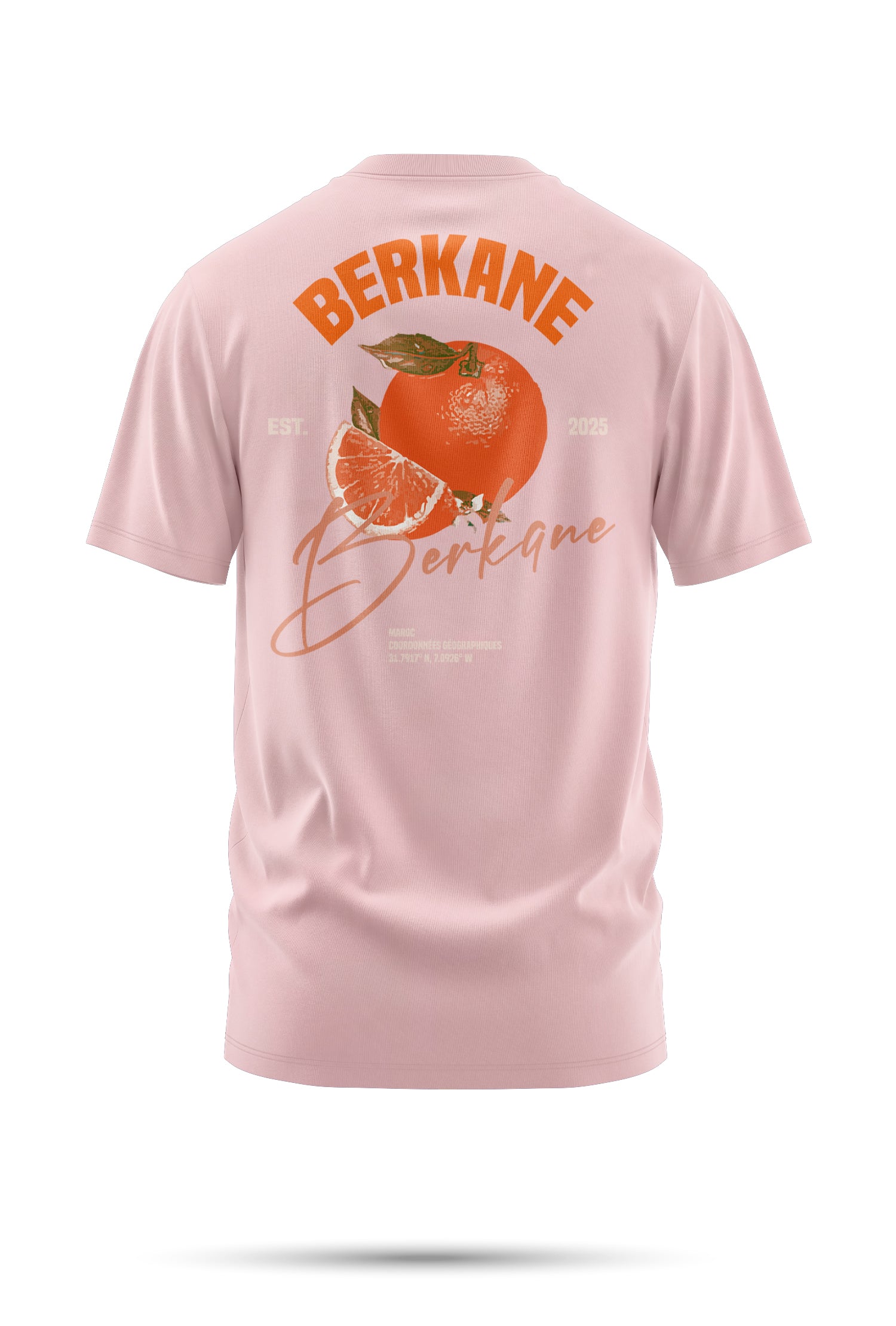 T-shirt BERKANE – Orange Legacy 240 g/m² | Coton BIO