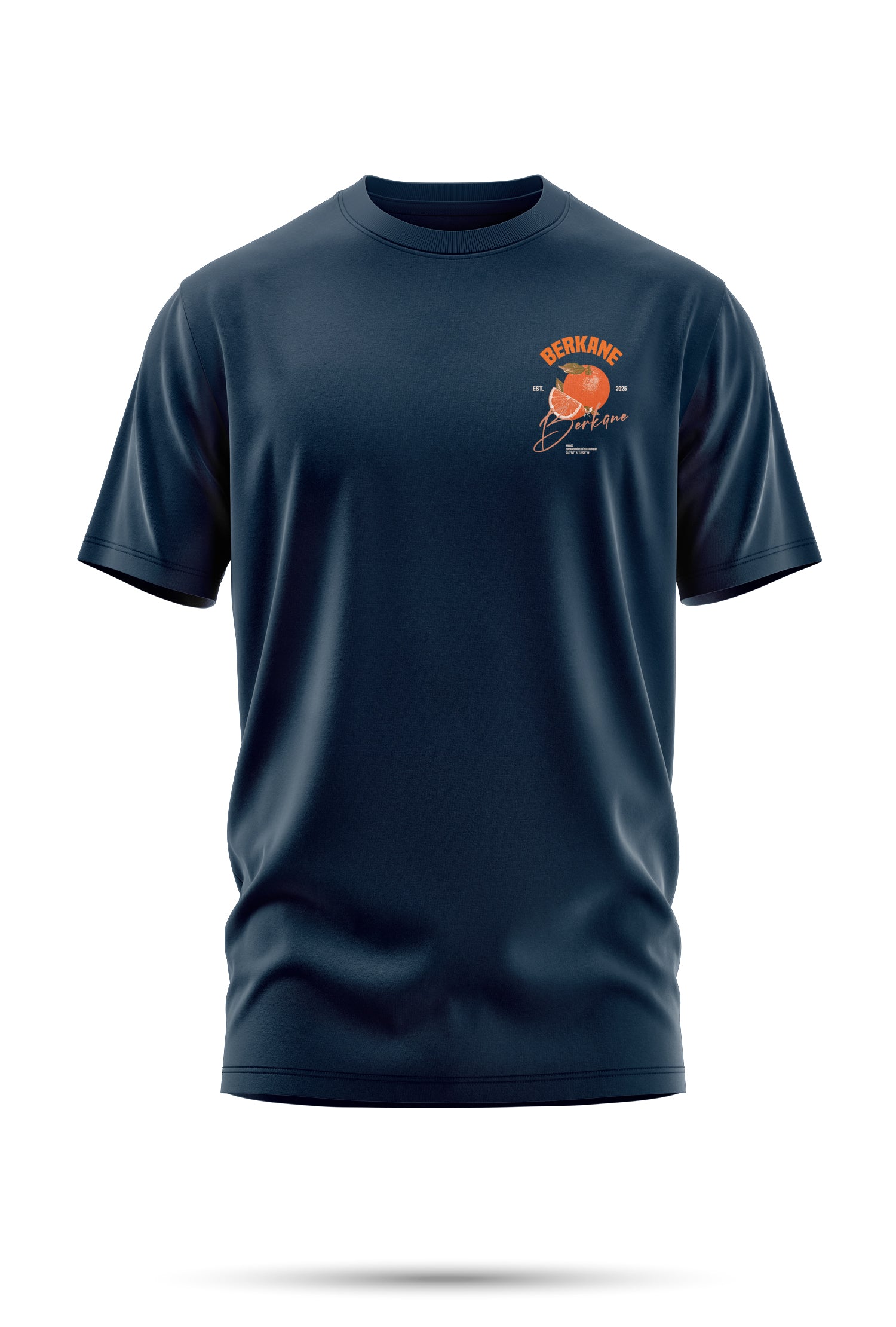 T-shirt BERKANE – Orange Legacy 240 g/m² | Coton BIO