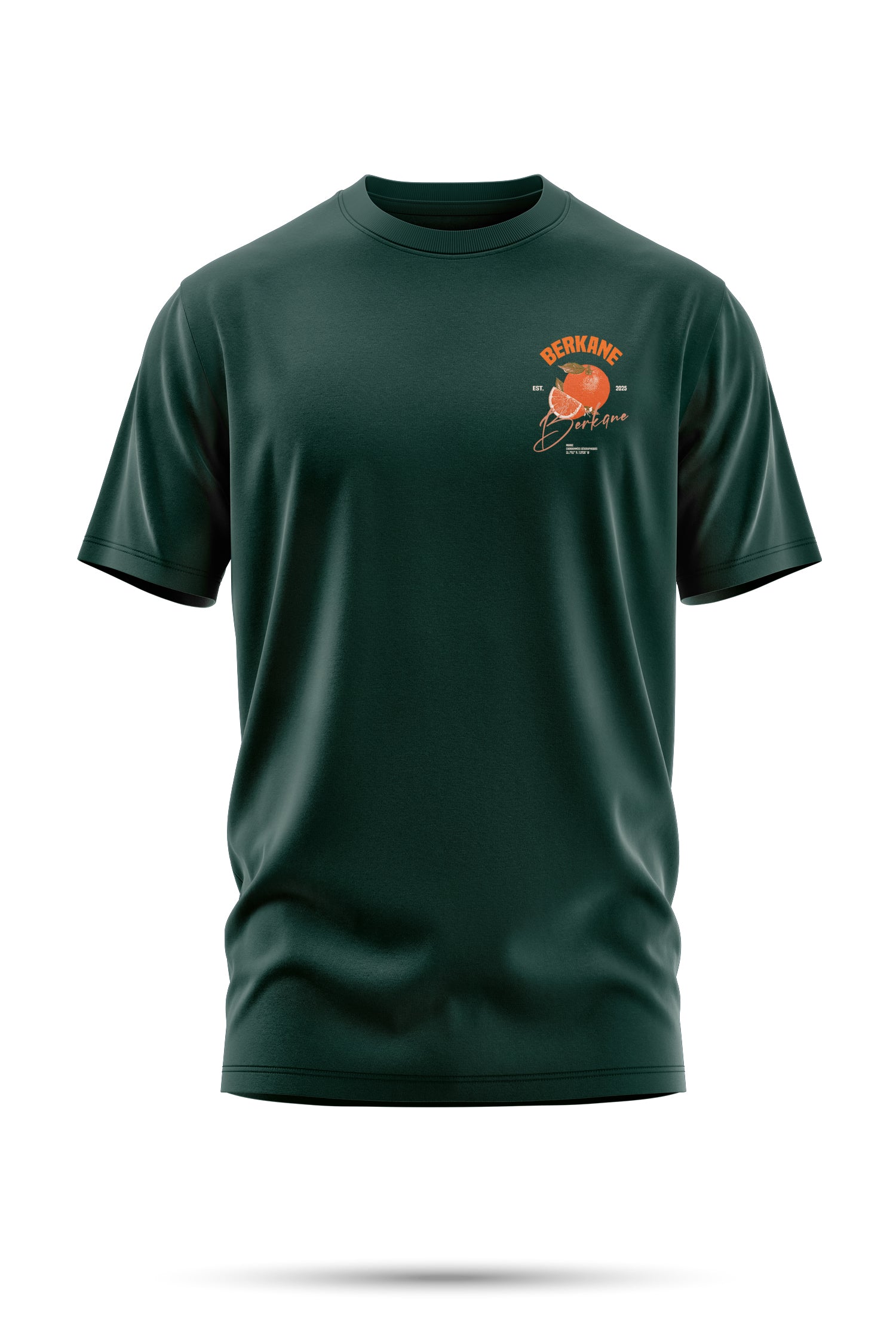 T-shirt BERKANE – Orange Legacy 240 g/m² | Coton BIO