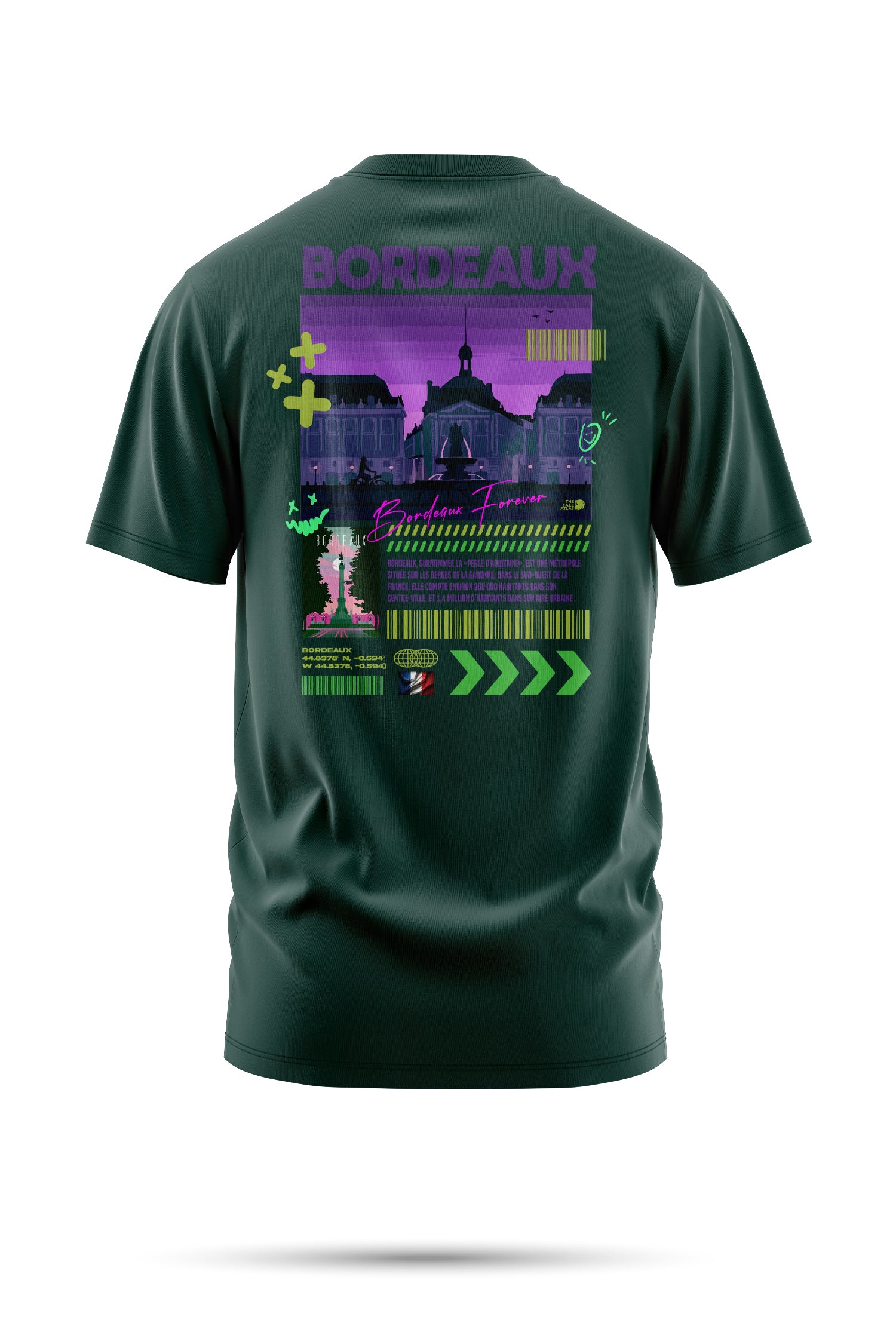 Tshirt BORDEAUX 240g | Coton Premium