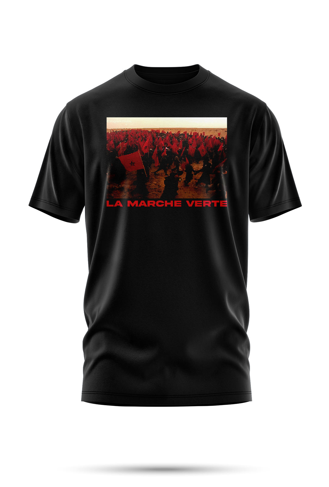 T-shirt Hommage à la Marche Verte – L’unité tissée dans le coton